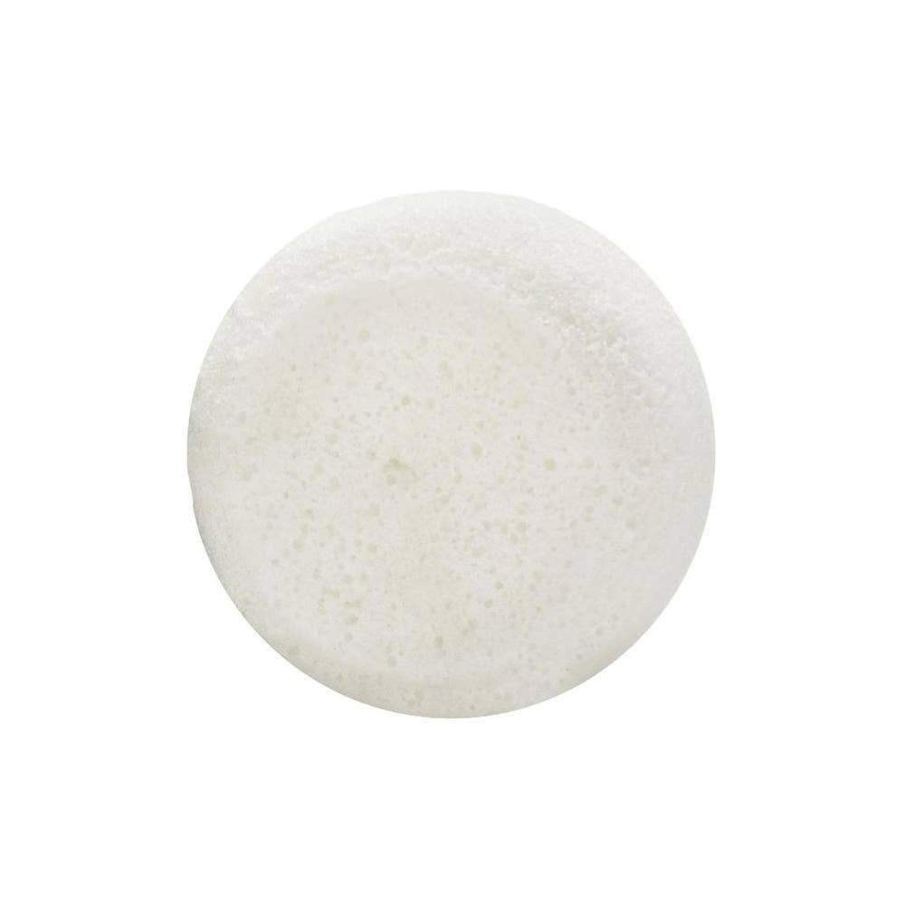 Triple Butter Men's Supreme Buffer white and round bathing sponge