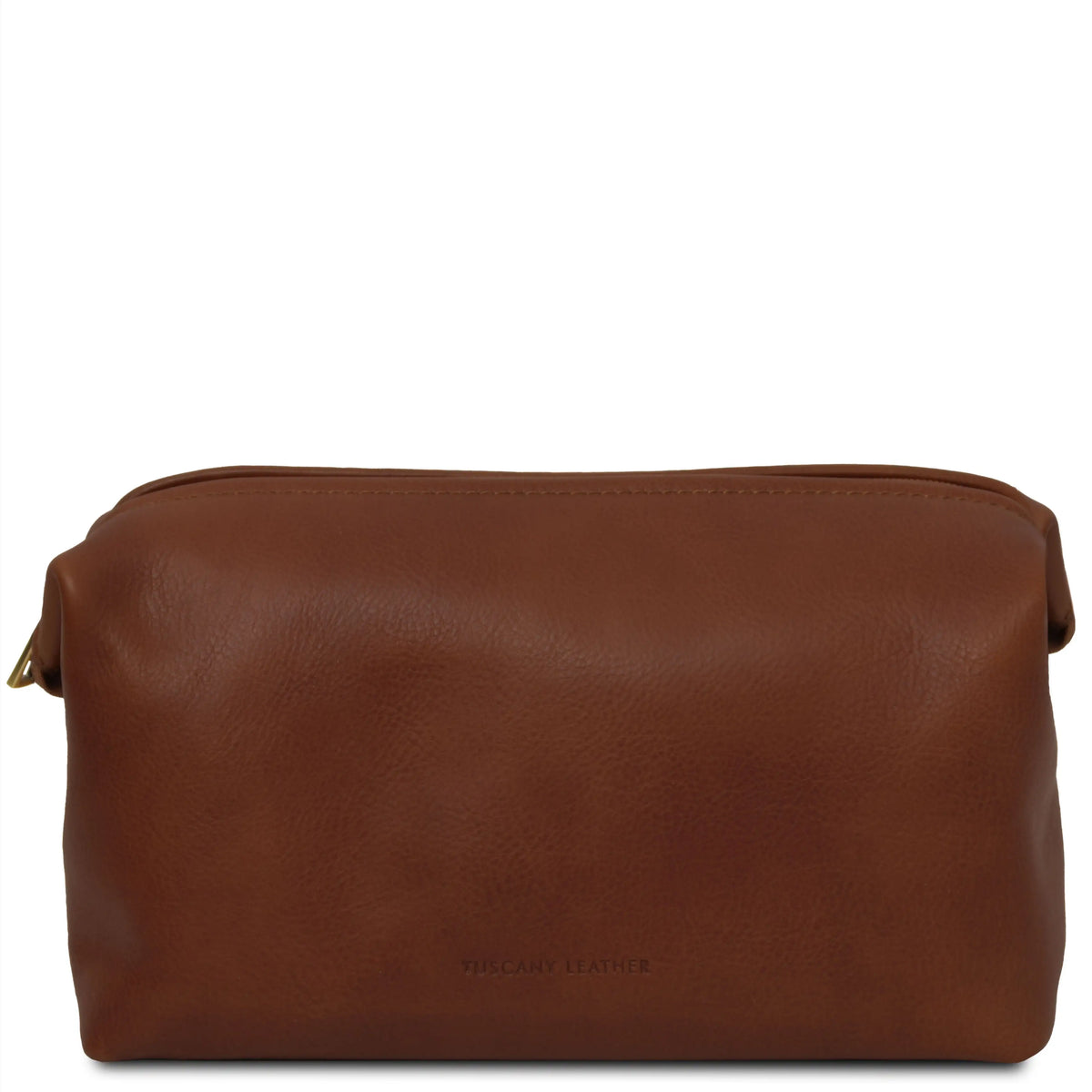 Smarty Large Italian Leather Toiletry Bag | Full-Grain Leather