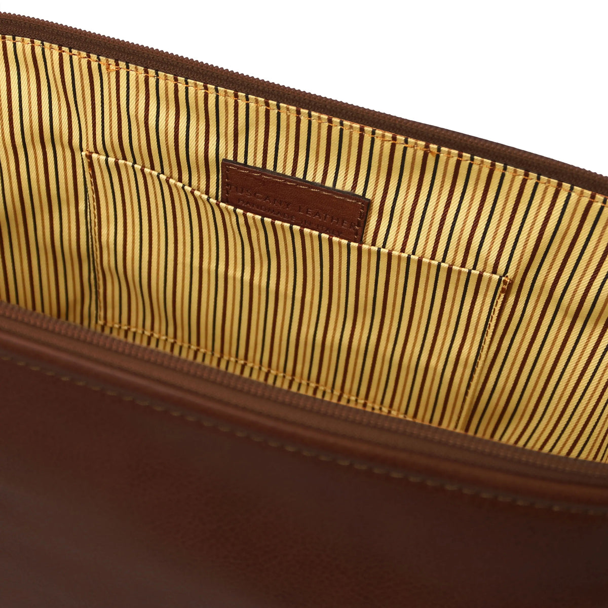 Smarty Large Italian Leather Toiletry Bag | Full-Grain Leather