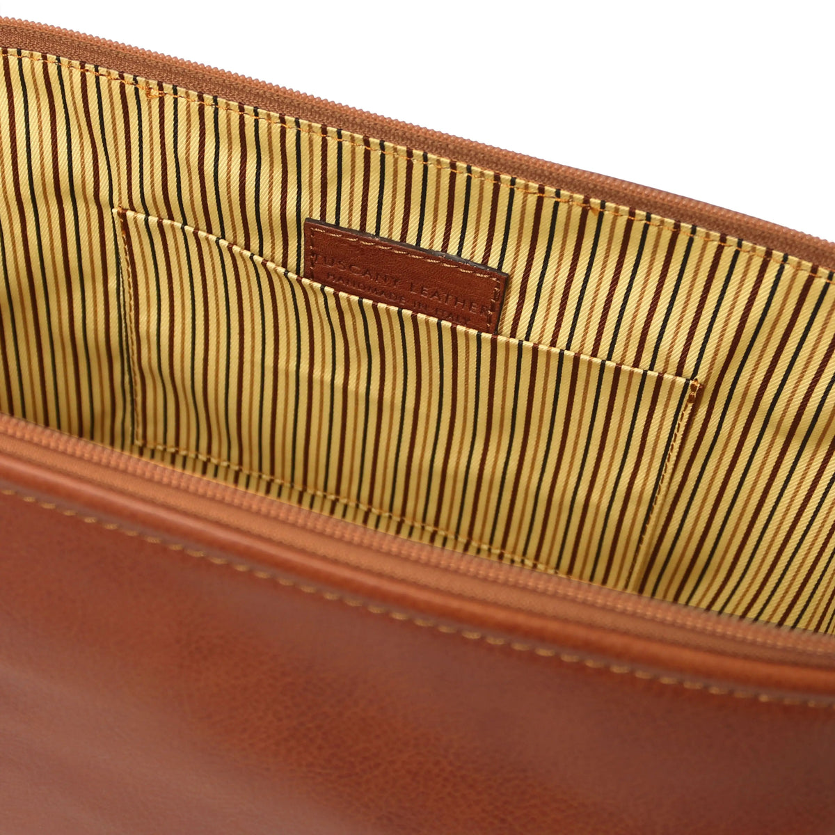 Smarty Large Italian Leather Toiletry Bag | Full-Grain Leather