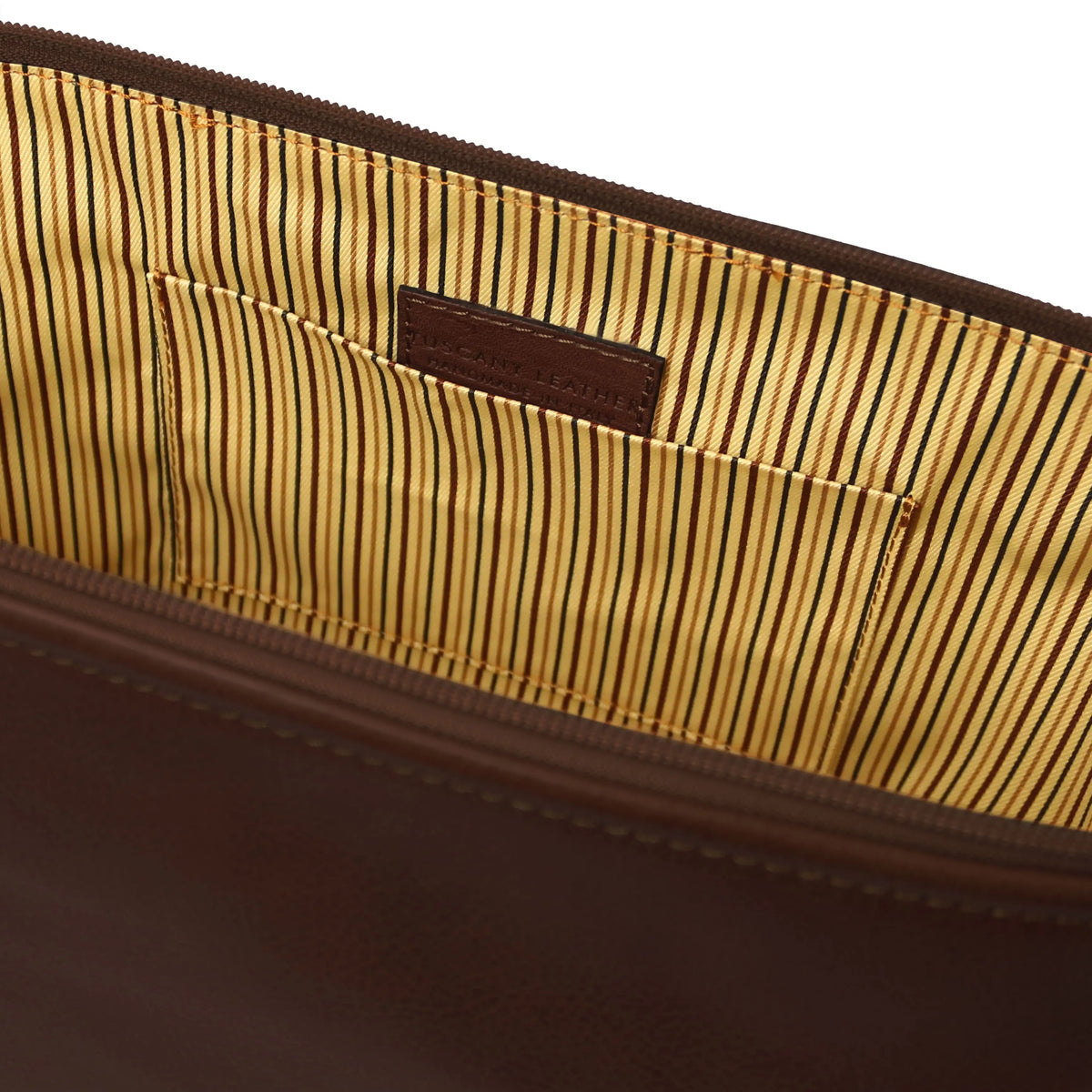 Smarty Large Italian Leather Toiletry Bag | Full-Grain Leather