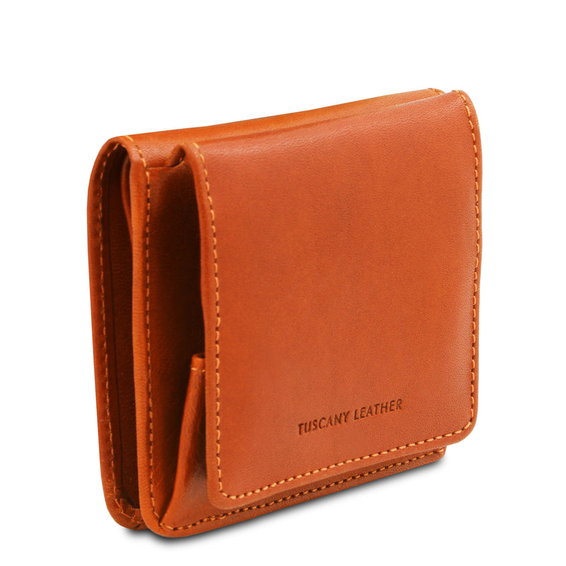 Exclusive Italian Leather Wallet with Coin Pocket
