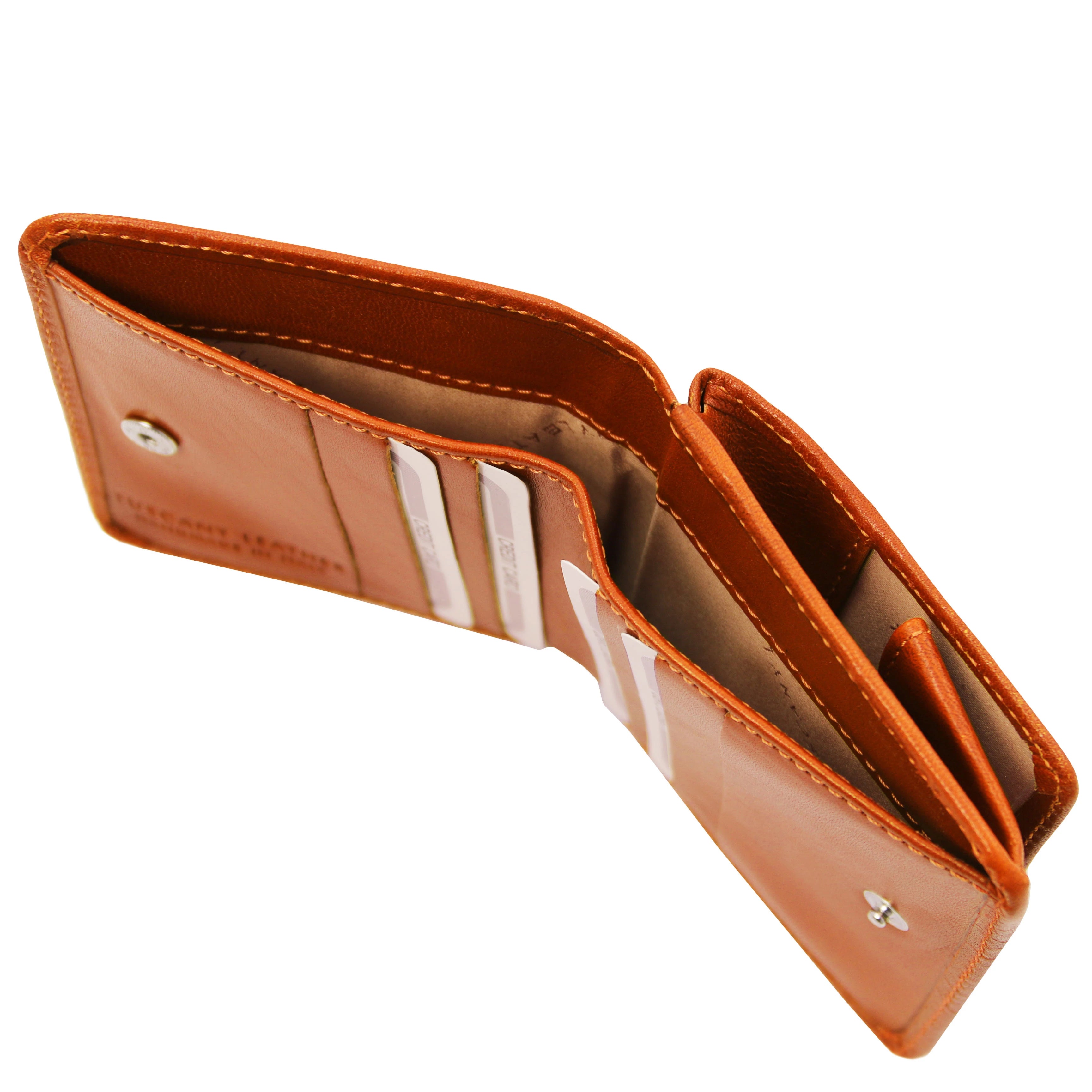 Exclusive Italian Leather Wallet with Coin Pocket