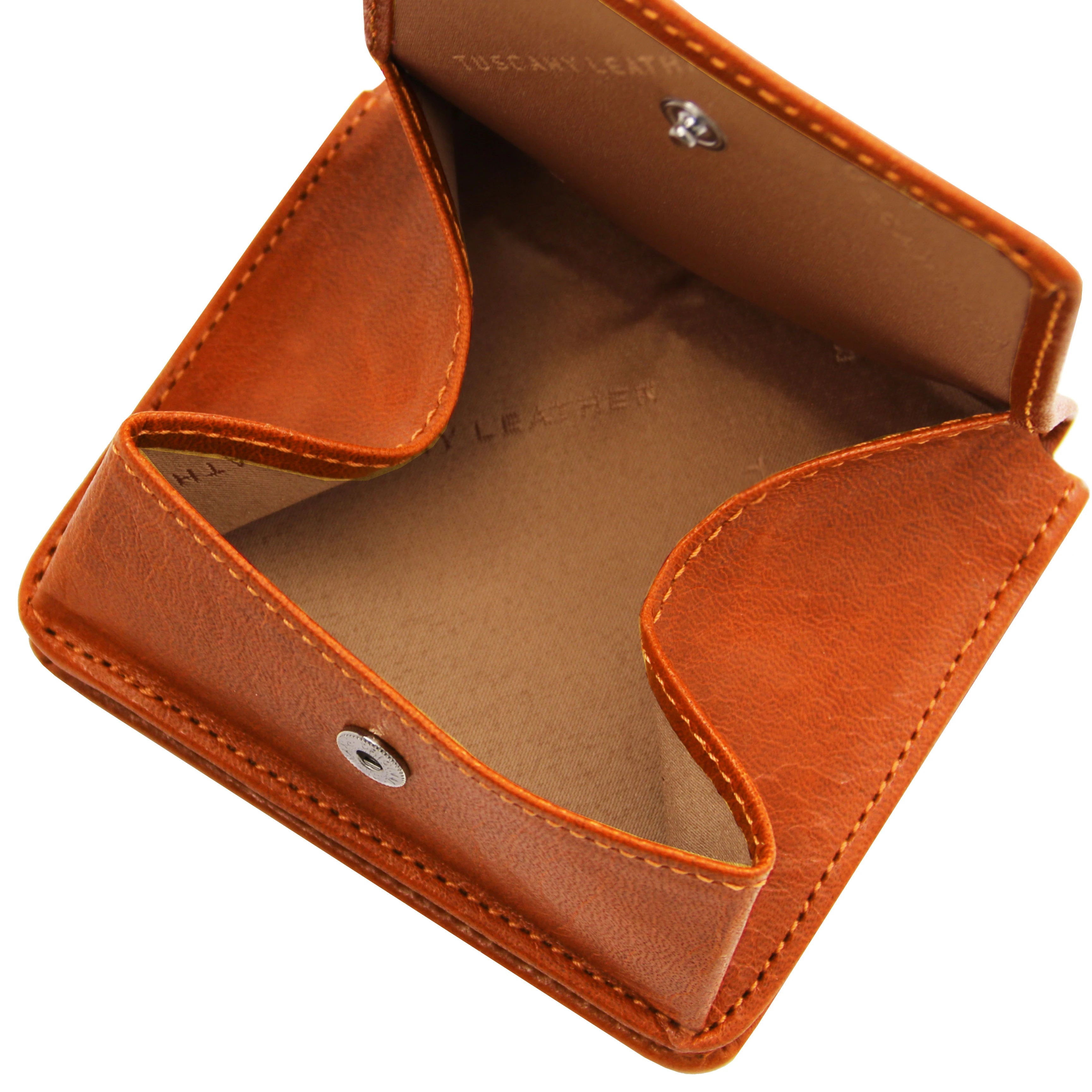 Exclusive Italian Leather Wallet with Coin Pocket