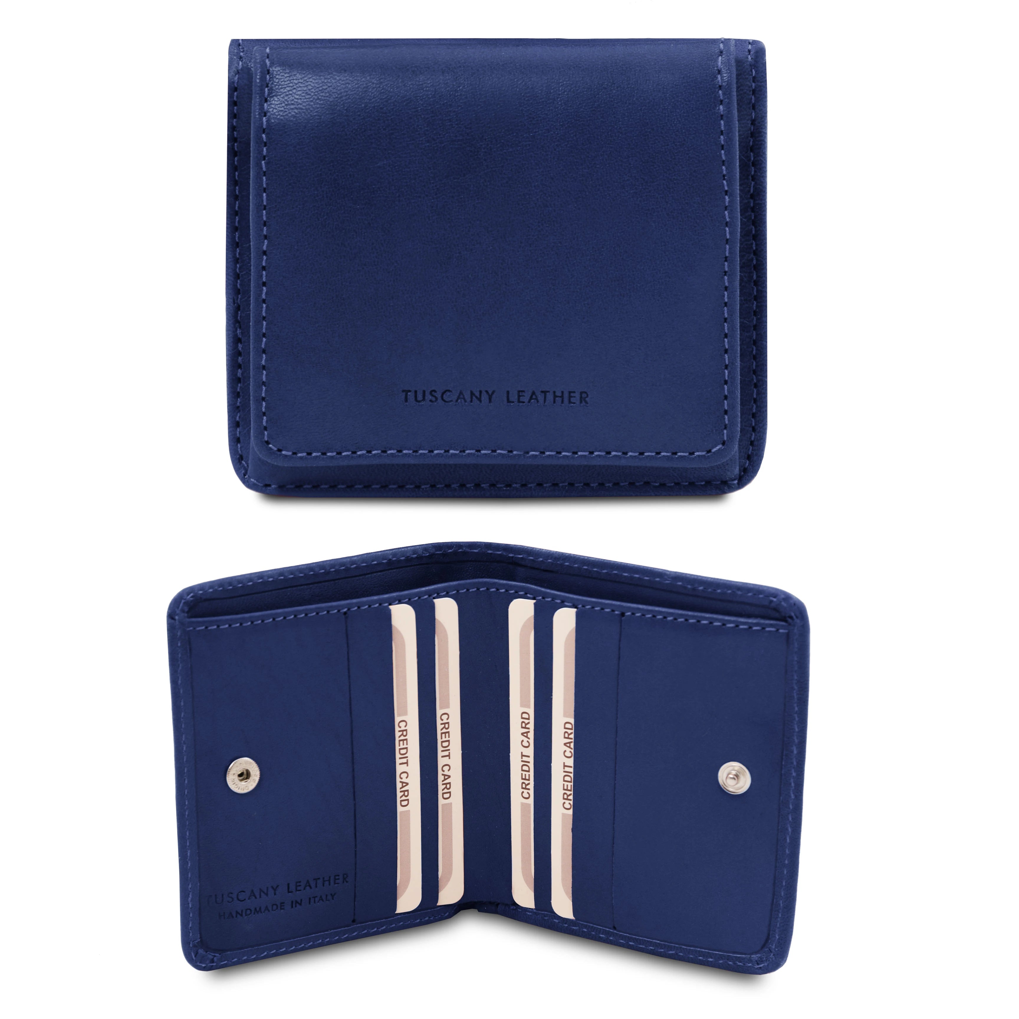 Exclusive Italian Leather Wallet with Coin Pocket