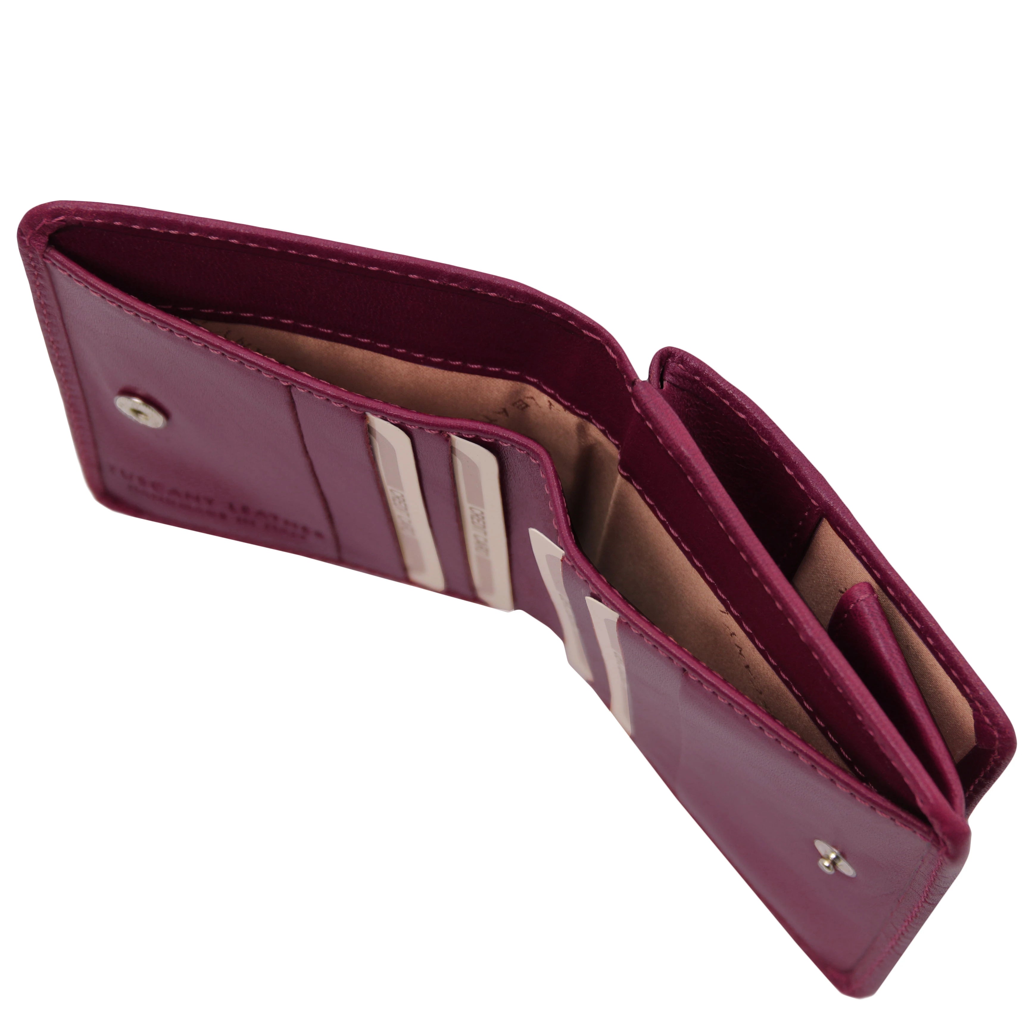 Exclusive Italian Leather Wallet with Coin Pocket