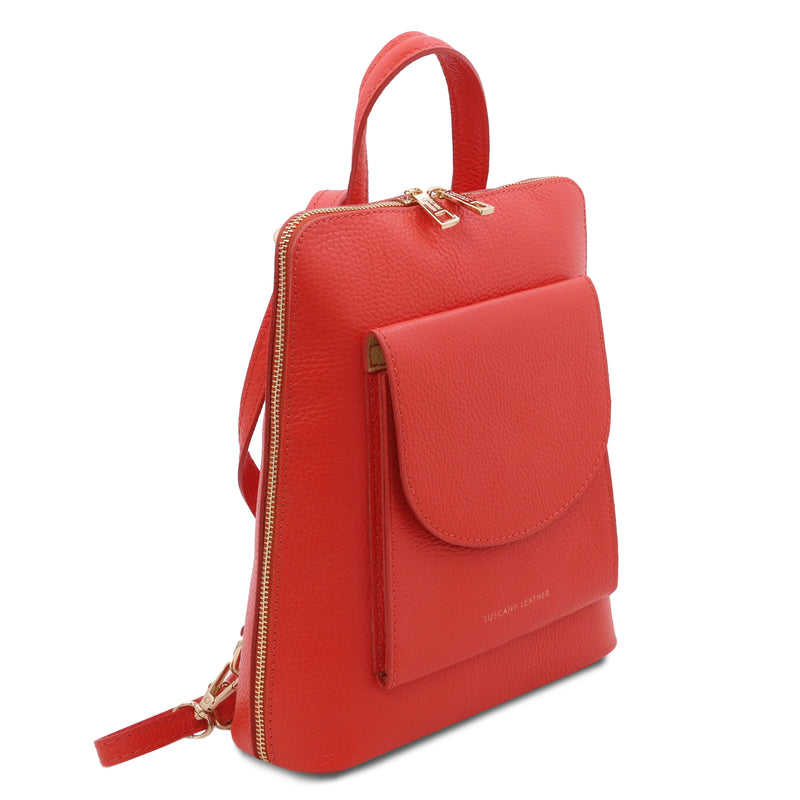 TL Bag Small Italian Leather Backpack in