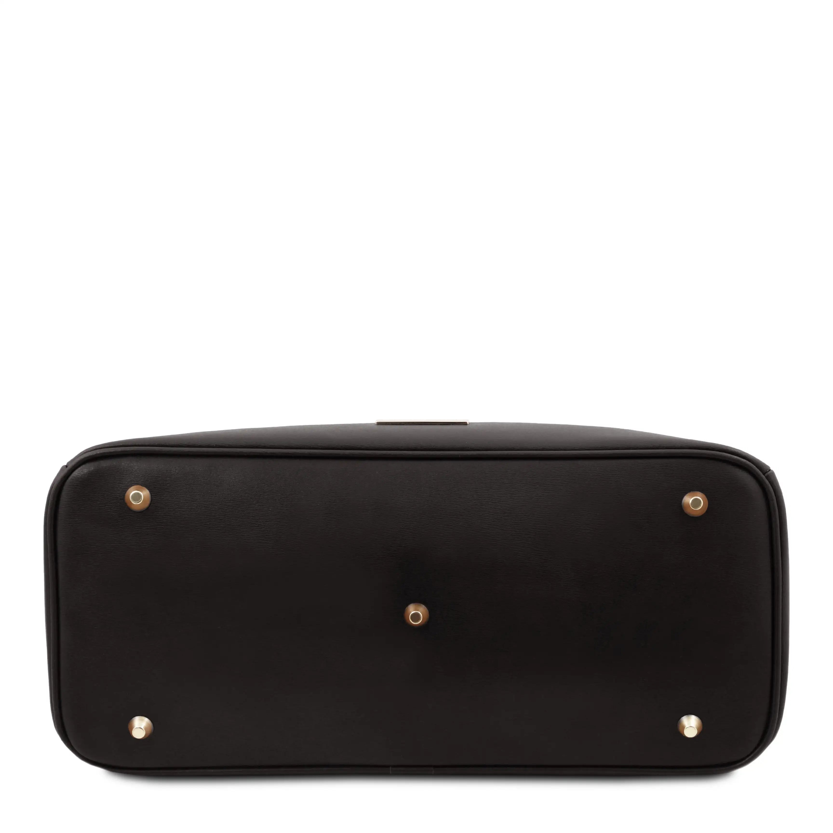 TL Italian Leather Handbag | Box Smooth Leather