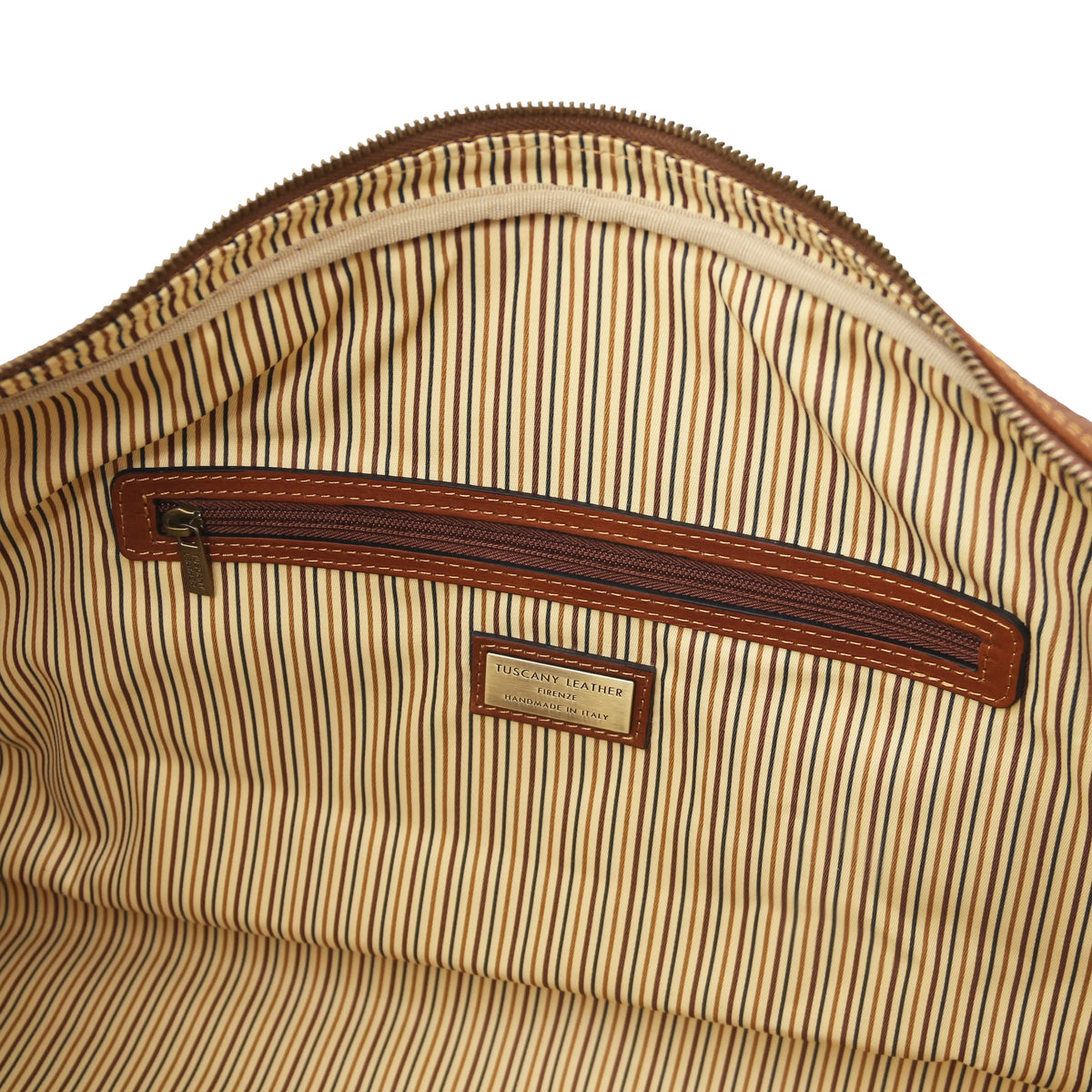 Lisbona Small Italian Leather Duffle Travel Bag | Matte Full-Grain Leather