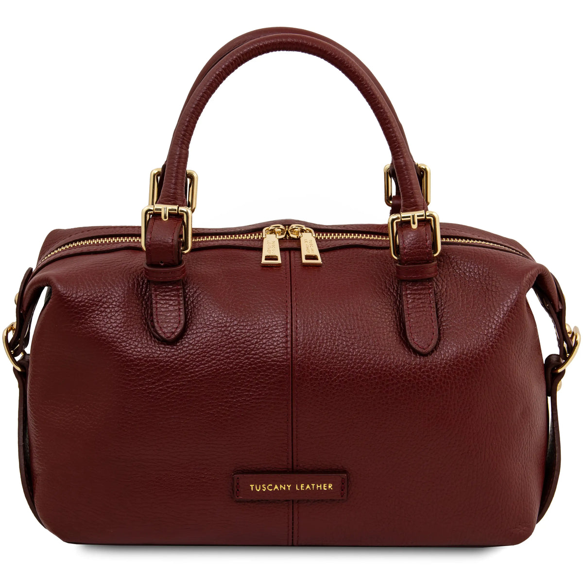 Ribelle Soft Italian Leather Duffle Bag | Pebbled Leather