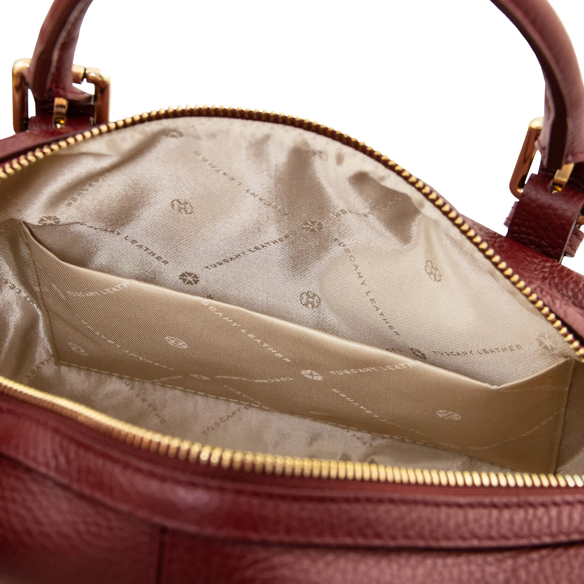 Ribelle Soft Italian Leather Duffle Bag | Pebbled Leather