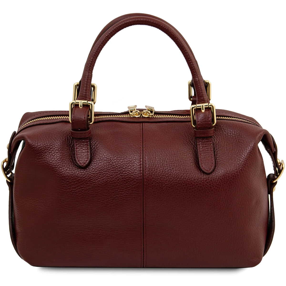 Ribelle Soft Italian Leather Duffle Bag | Pebbled Leather