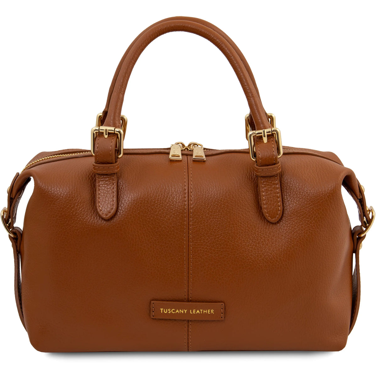 Ribelle Soft Italian Leather Duffle Bag | Pebbled Leather