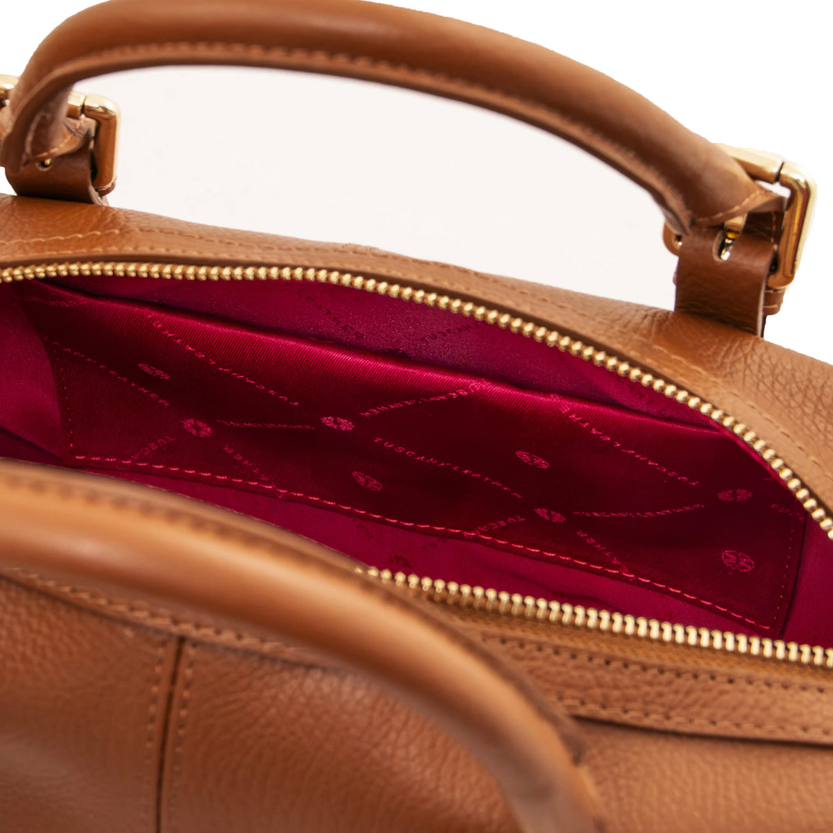 Ribelle Soft Italian Leather Duffle Bag | Pebbled Leather
