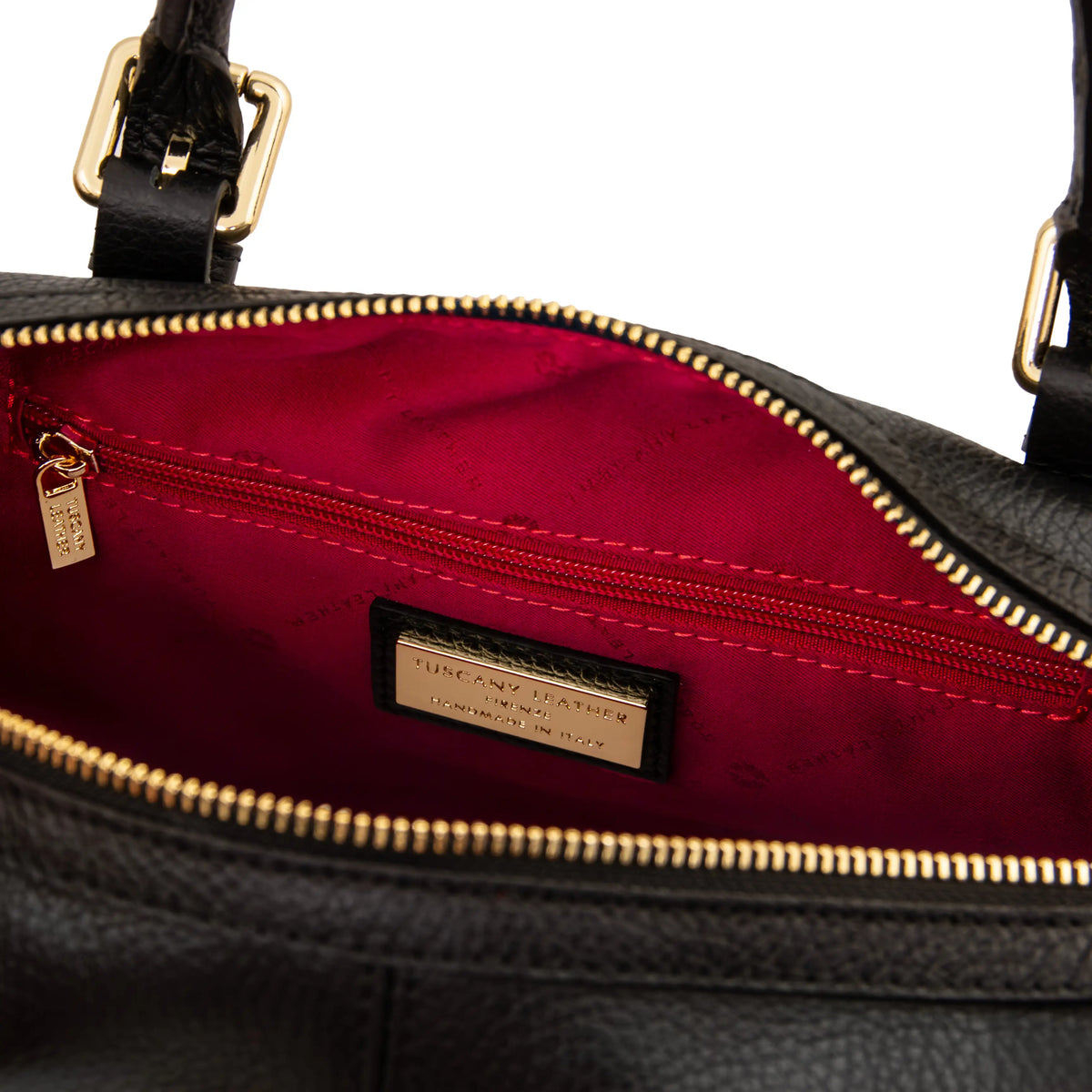 Ribelle Soft Italian Leather Duffle Bag | Pebbled Leather