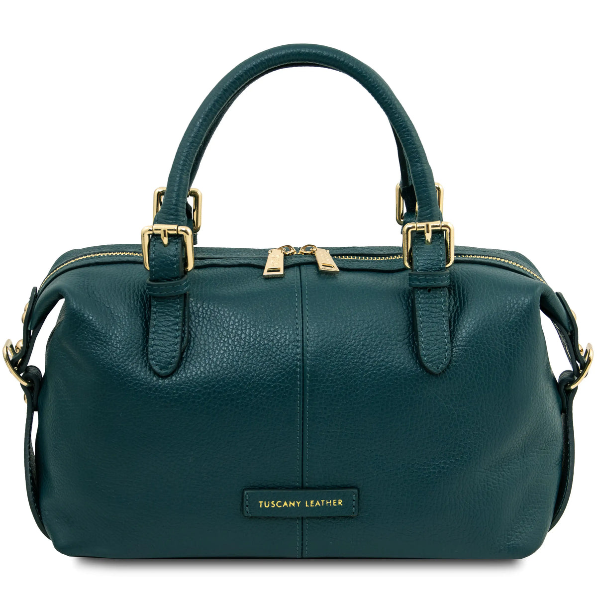Ribelle Soft Italian Leather Duffle Bag | Pebbled Leather