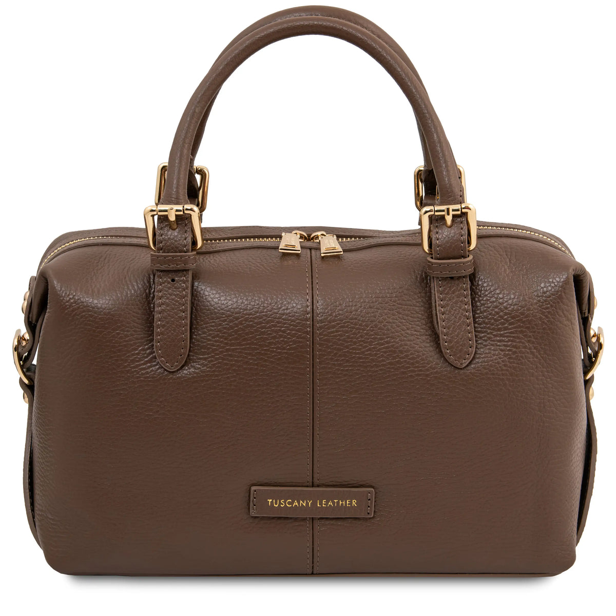 Ribelle Soft Italian Leather Duffle Bag | Pebbled Leather