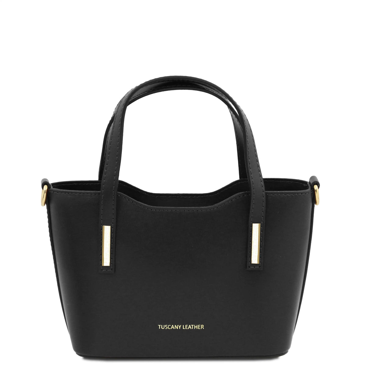 Olimpia Small Italian Leather Tote Bag | Box Smooth Leather