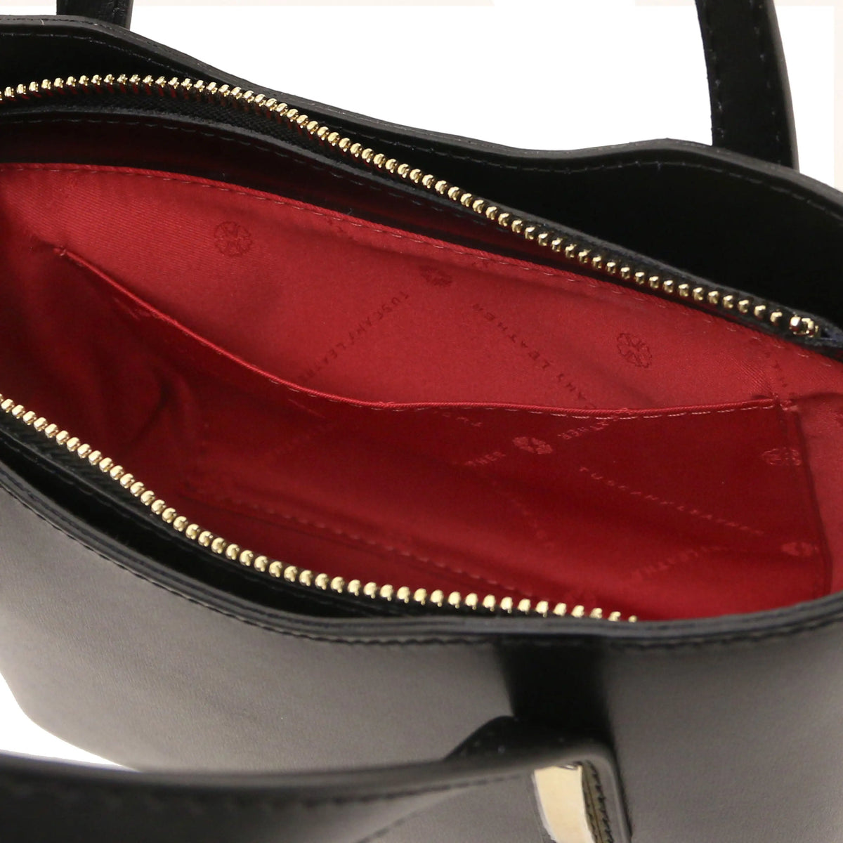 Olimpia Small Italian Leather Tote Bag | Box Smooth Leather