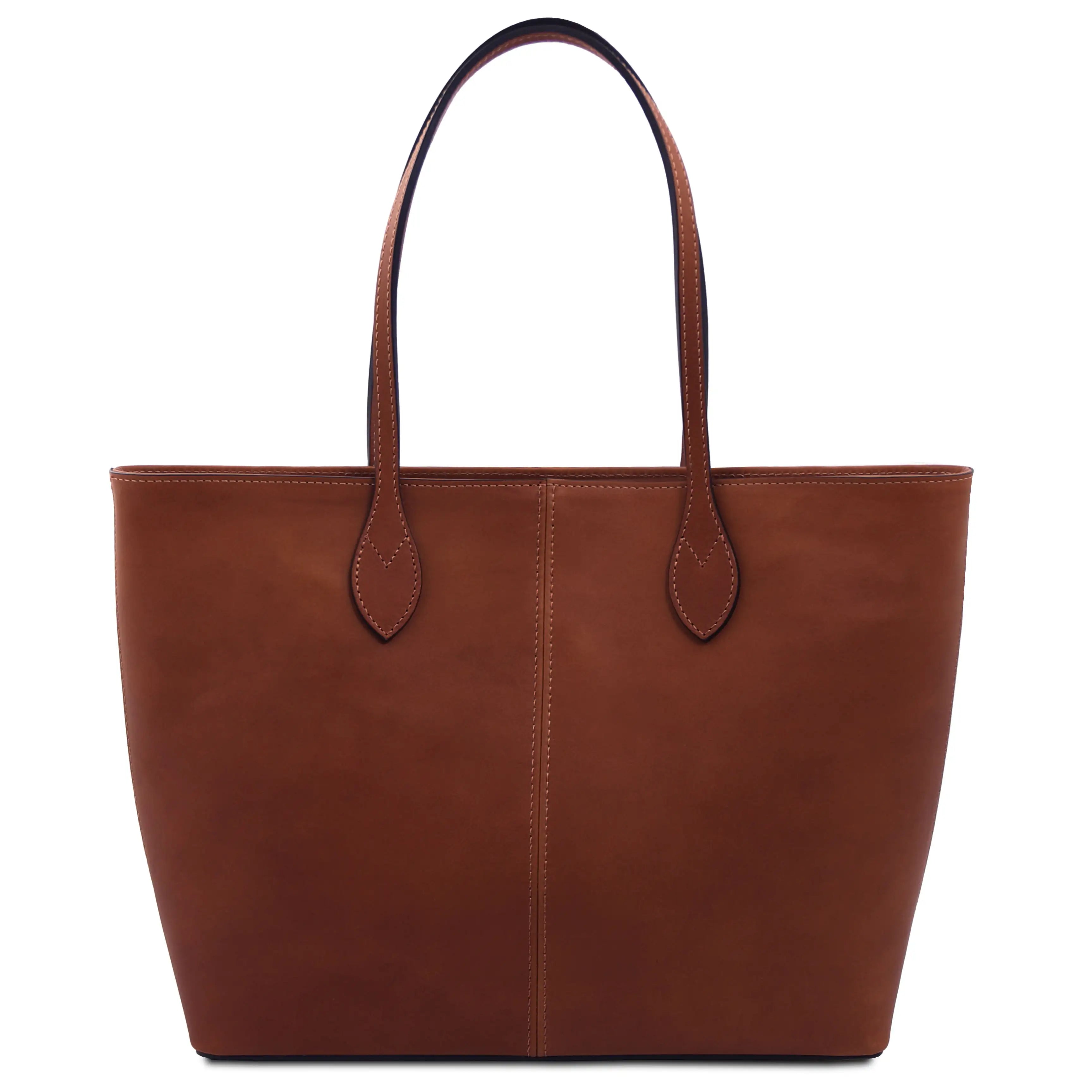 Essenza Italian Leather Shoulder Bag | Full-Grain Leather