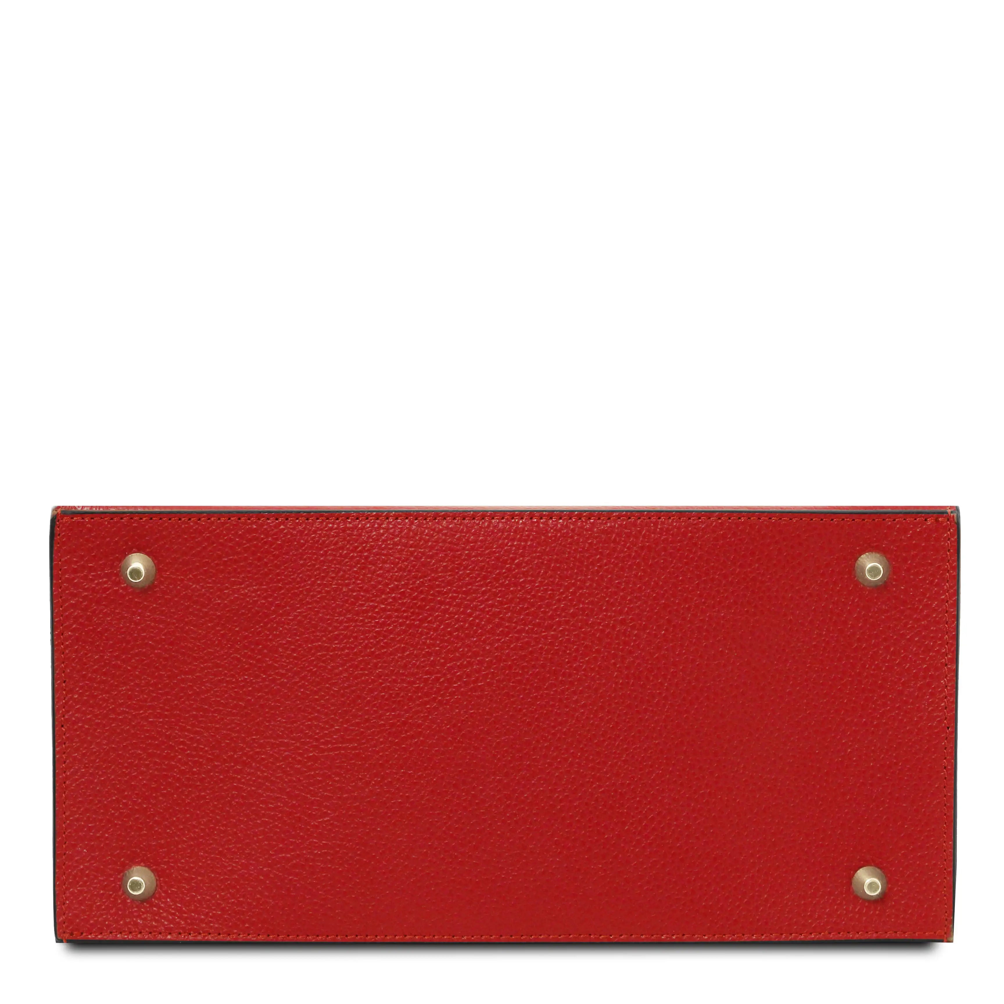 Coccola Italian Leather Handbag | Pebbled Leather