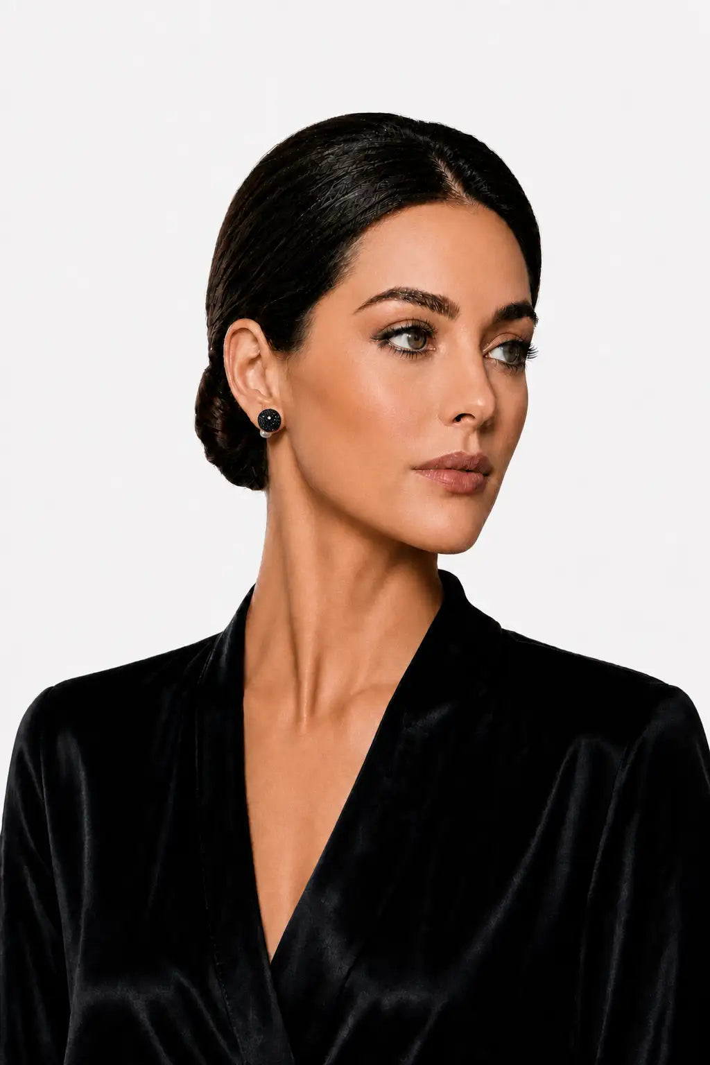 Freshwater Pearl Reversible Earrings | Rhodium-Plated