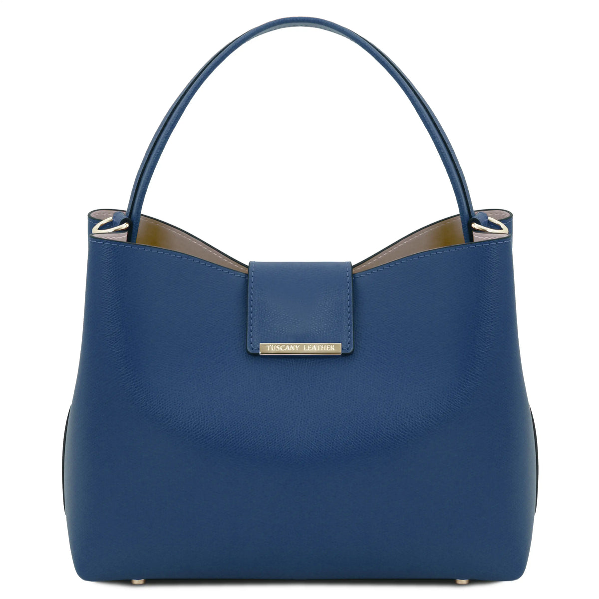 Clio Italian Leather Secchiello Bag | Palmellato Leather