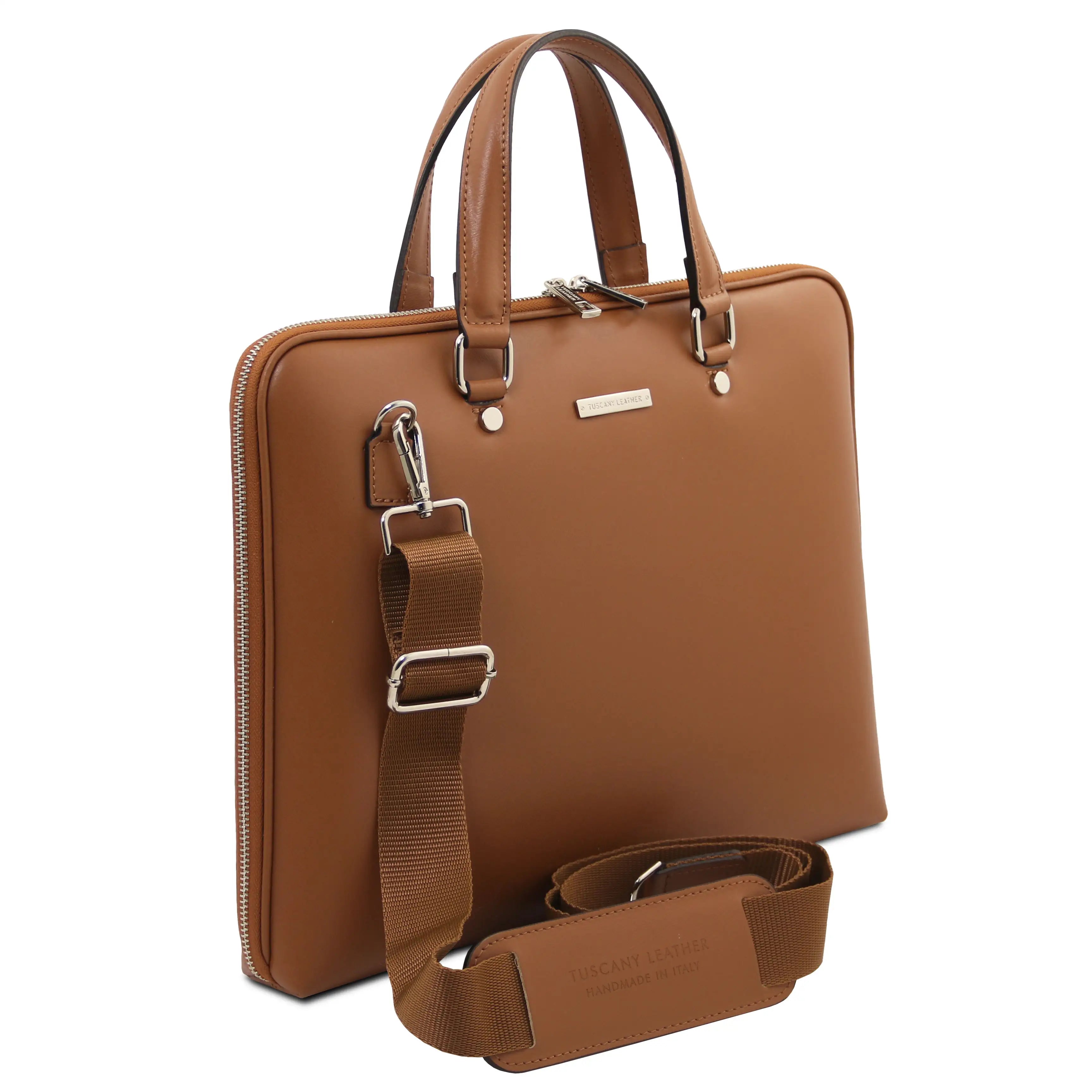 Verona Italian Leather Business Bag | Saffiano leather
