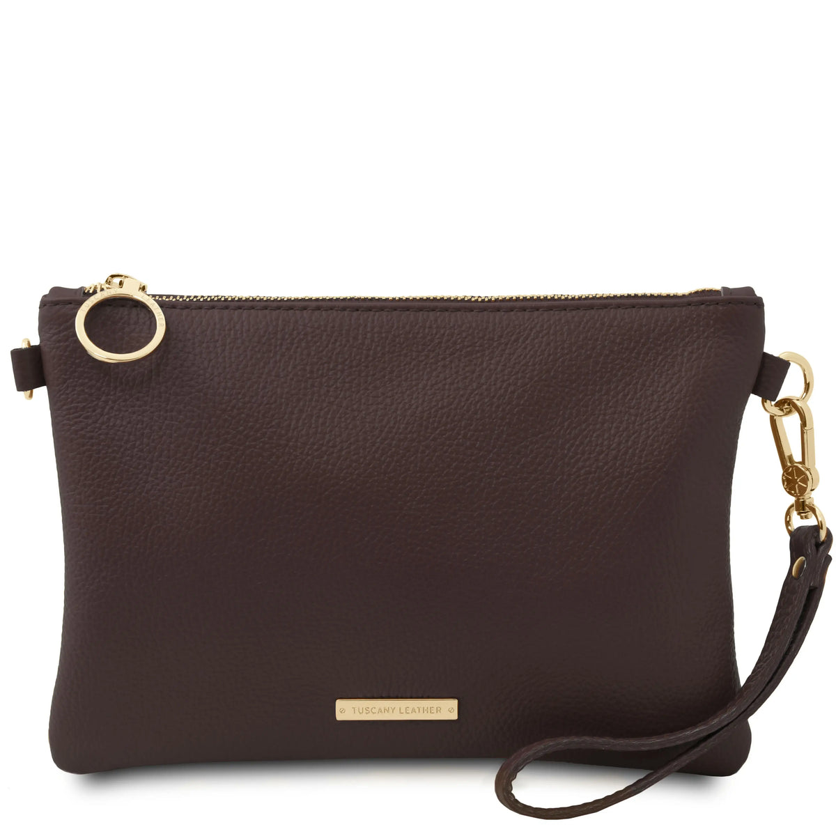 TL Bag Soft Italian Leather Clutch | Pebbled Leather