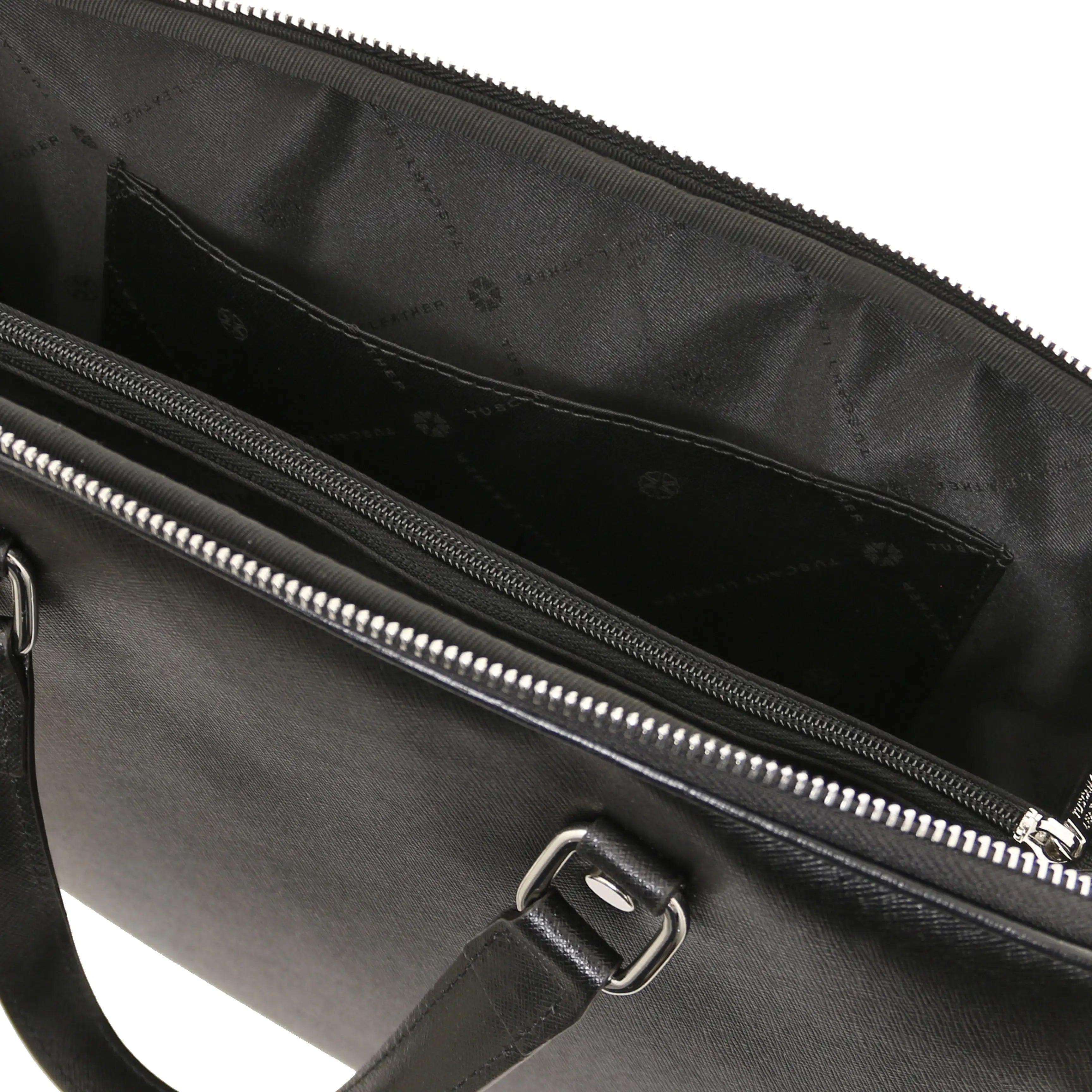 Verona Italian Leather Business Bag | Saffiano leather