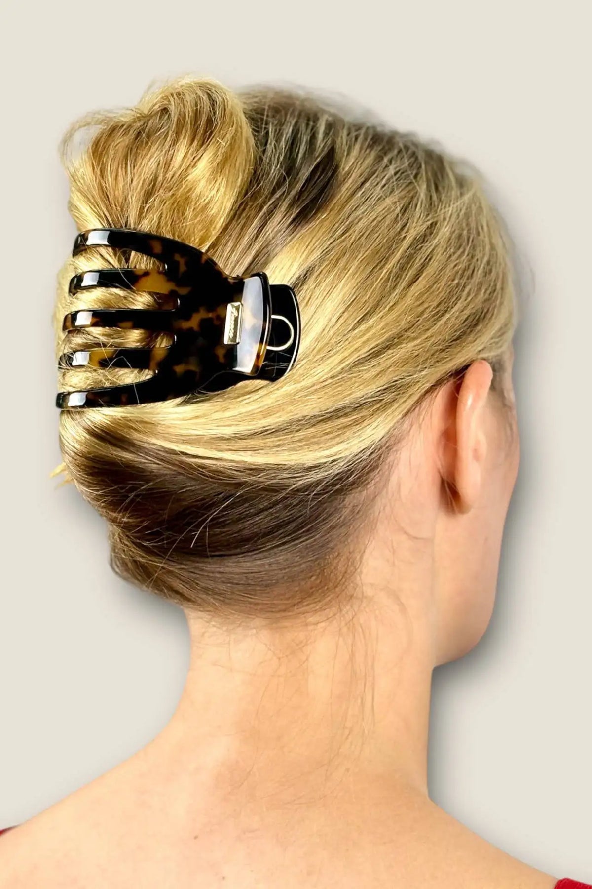Italian Acetate Low-Profile Claw Hair Clip | Premium Acetate