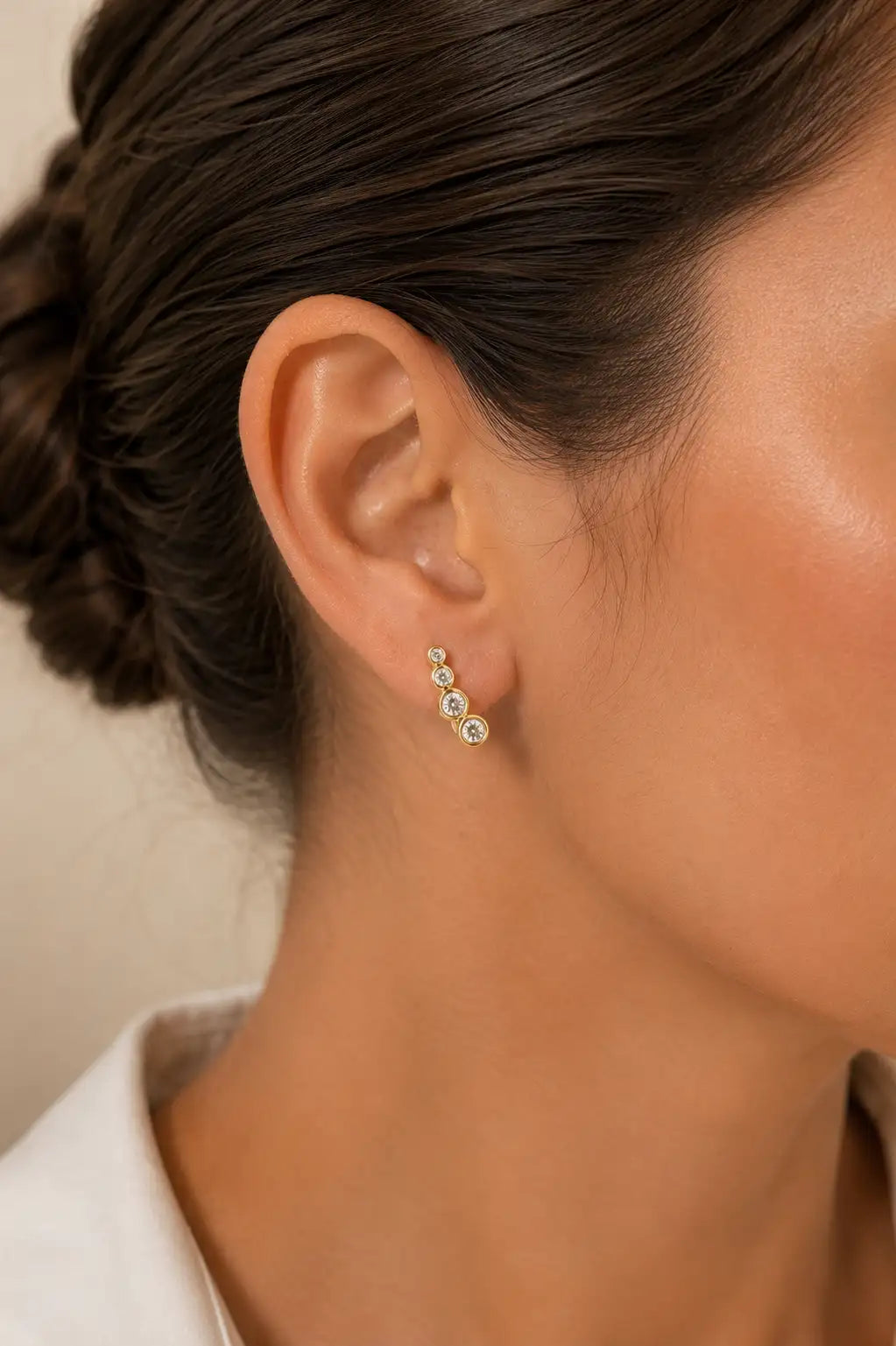 Lucca Convertible Climber Earrings | 21K Gold Vermeil