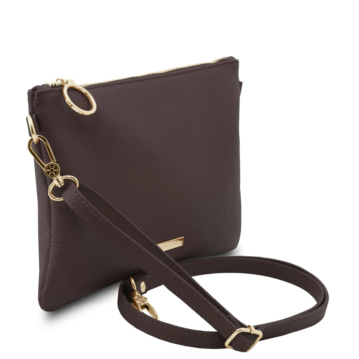 TL Bag Soft Italian Leather Clutch | Pebbled Leather