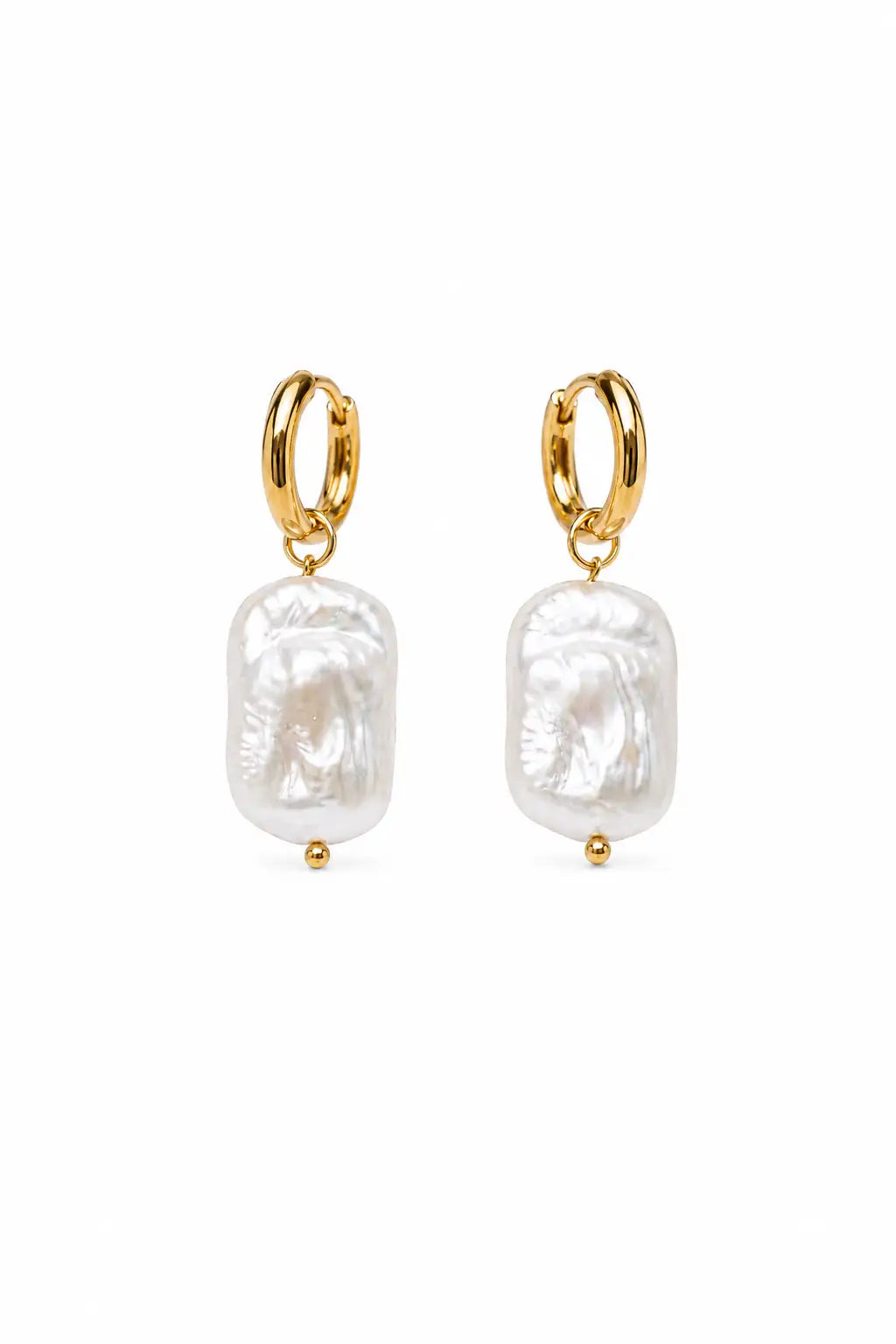 Amalfi Aurora 2-in-1 Hoop Earrings on a white background