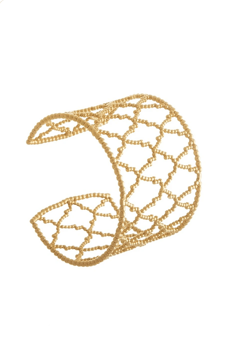 Alhambra Spanish Lattice Cuff Bracelet - L'Atelier Global