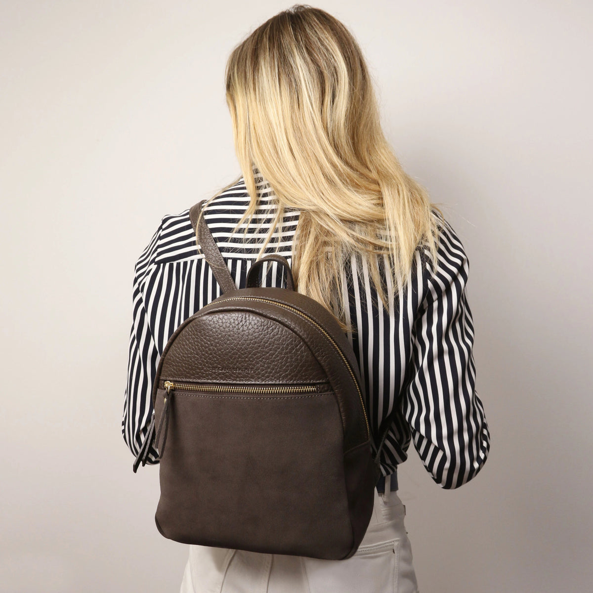 Trendy Italian Leather Backpack Italian Leather Backpacks | Premium Tuscan Collection – San  main image 2