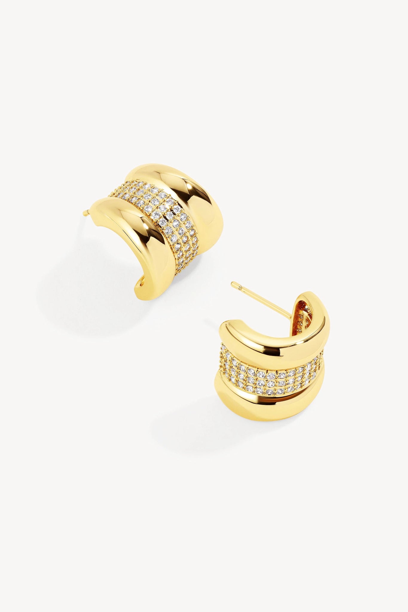 Coco Shield Hoop Earrings - L'Atelier Global