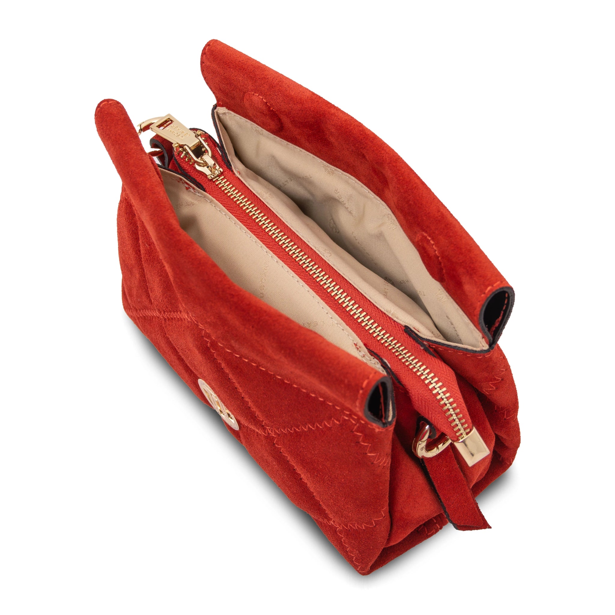 Eloise Suede Italian Leather Shoulder Bag - L'Atelier Global