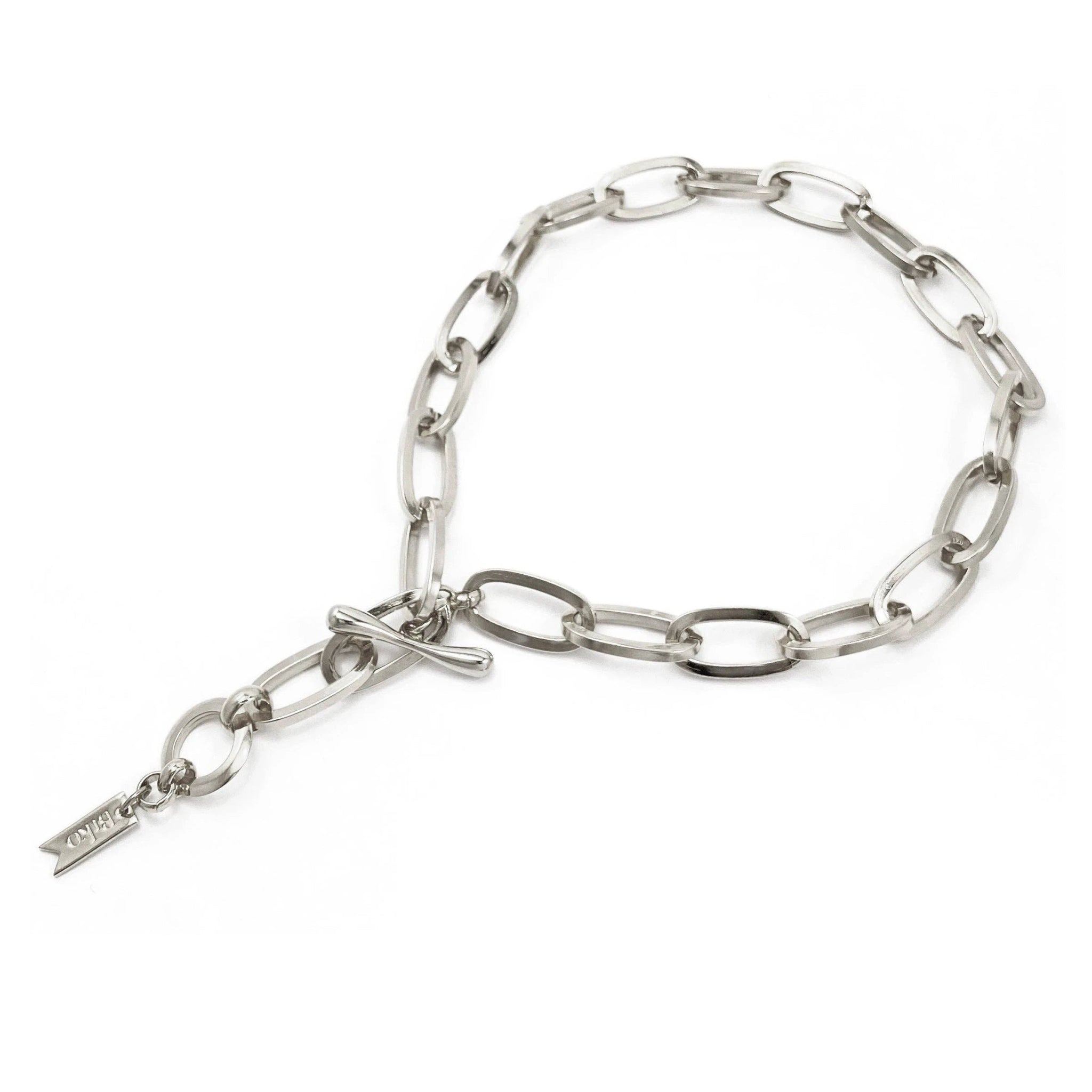 Essential Chainlink Silver Collar Necklace - L'Atelier Global