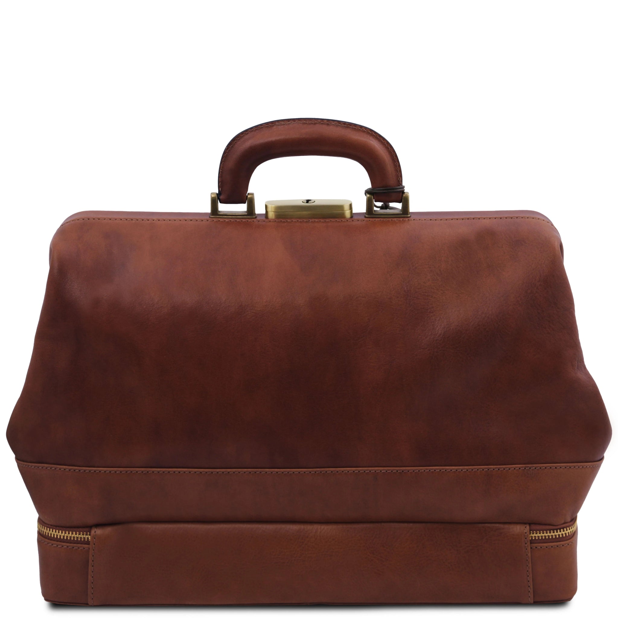 Giotto Exclusive Double - bottom Italian Leather Doctor Bag - L'Atelier Global