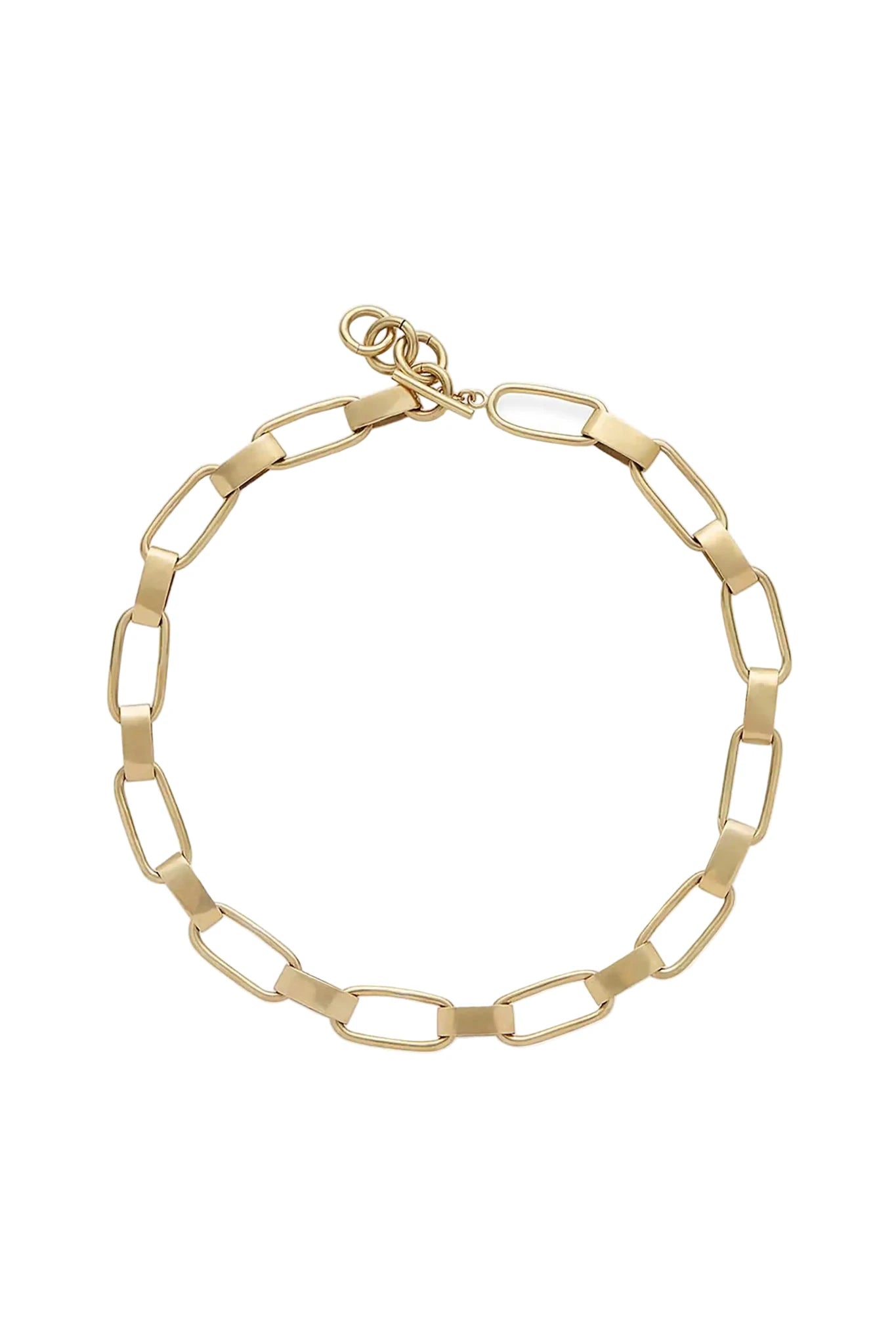 Kenya Capsule Chain Collar Necklace on white background