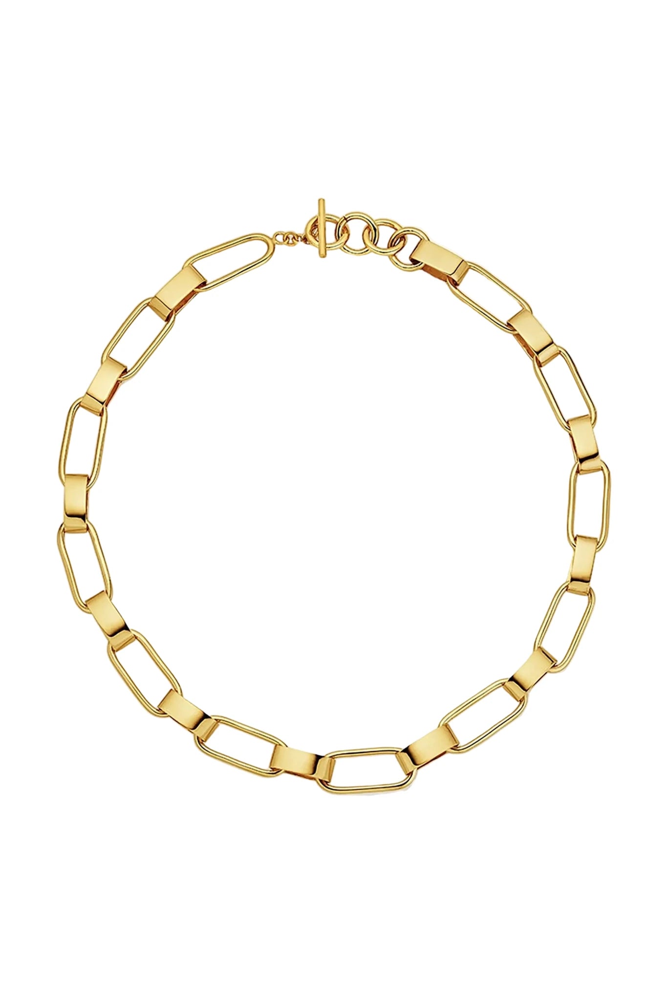 Kenya Capsule Chain Collar Necklace on a white background