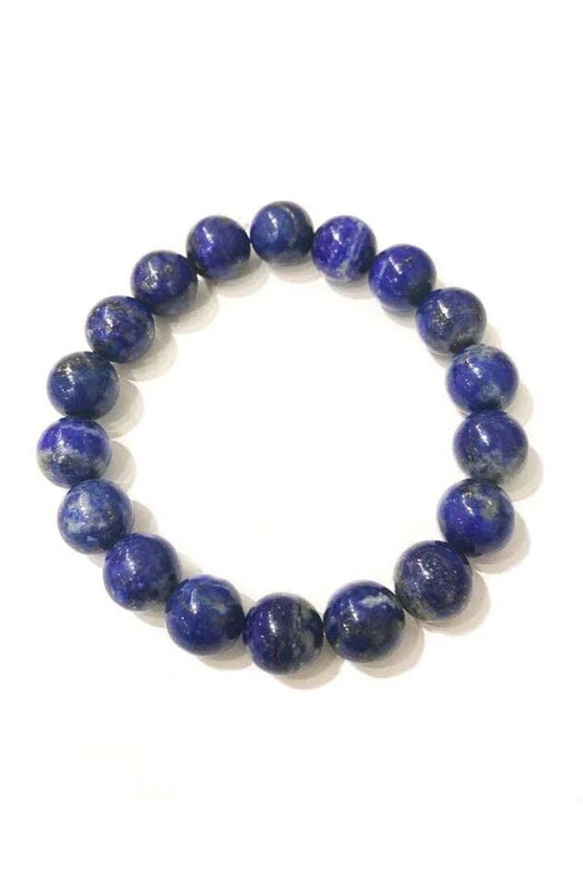 Lapis Lazuli Natural Gemstone Stretch Bracelet - L'Atelier Global