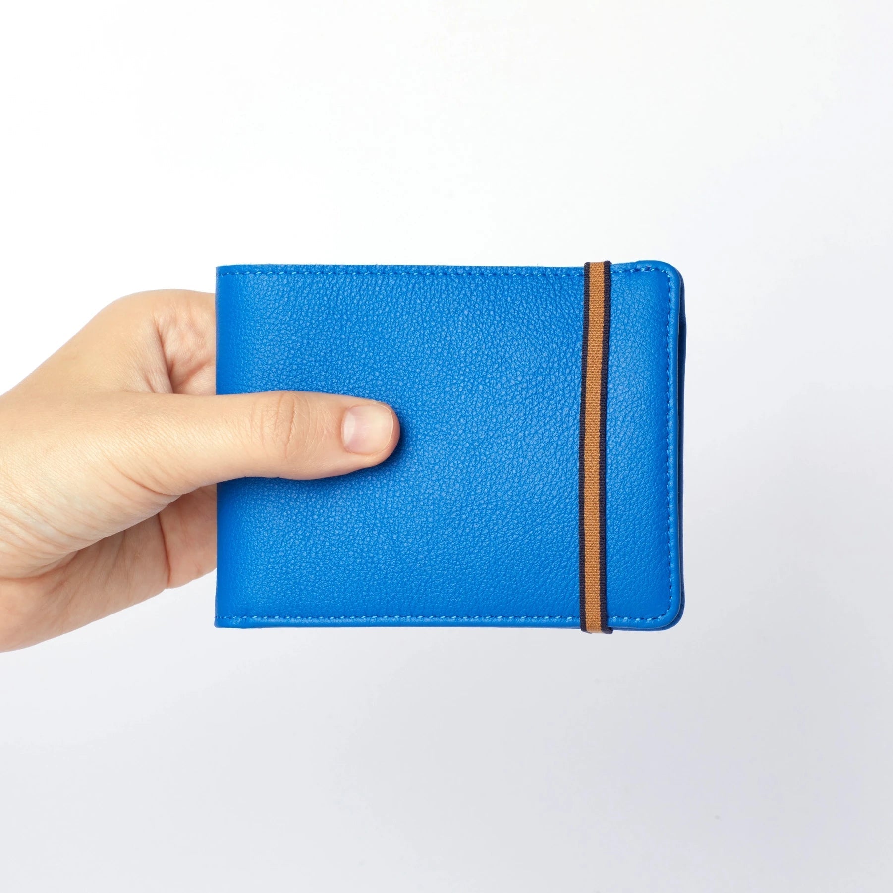 Light Blue Minimalist Wallet with Coin Pocket - LIght Blue - shop_name#