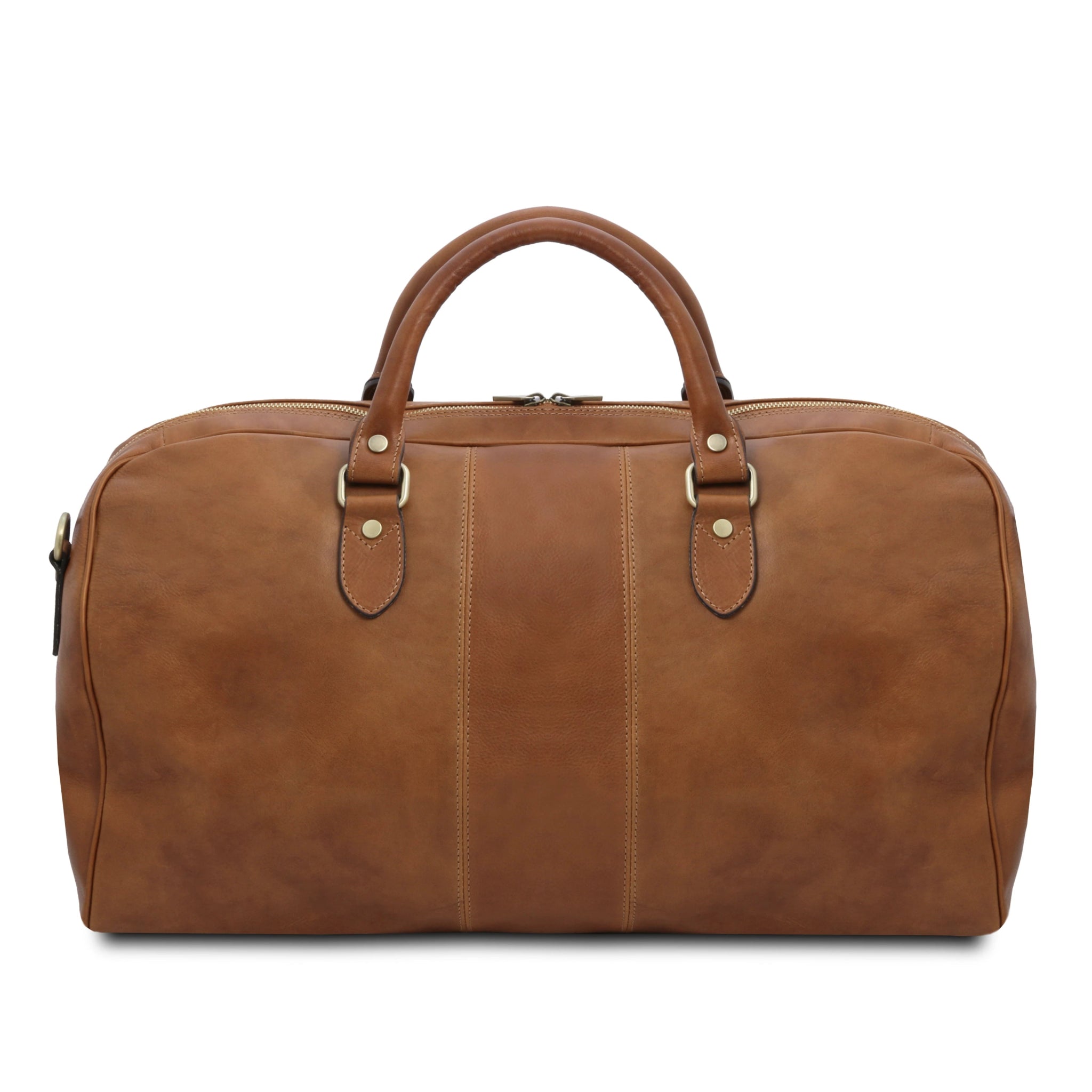 Lisbona Travel Italian Leather Duffle Bag - Large size - L'Atelier Global