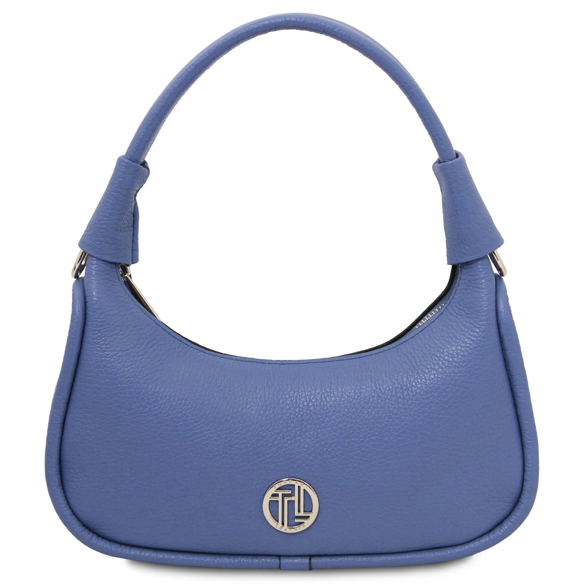 Michelle Italian Pebbled Leather Handbag