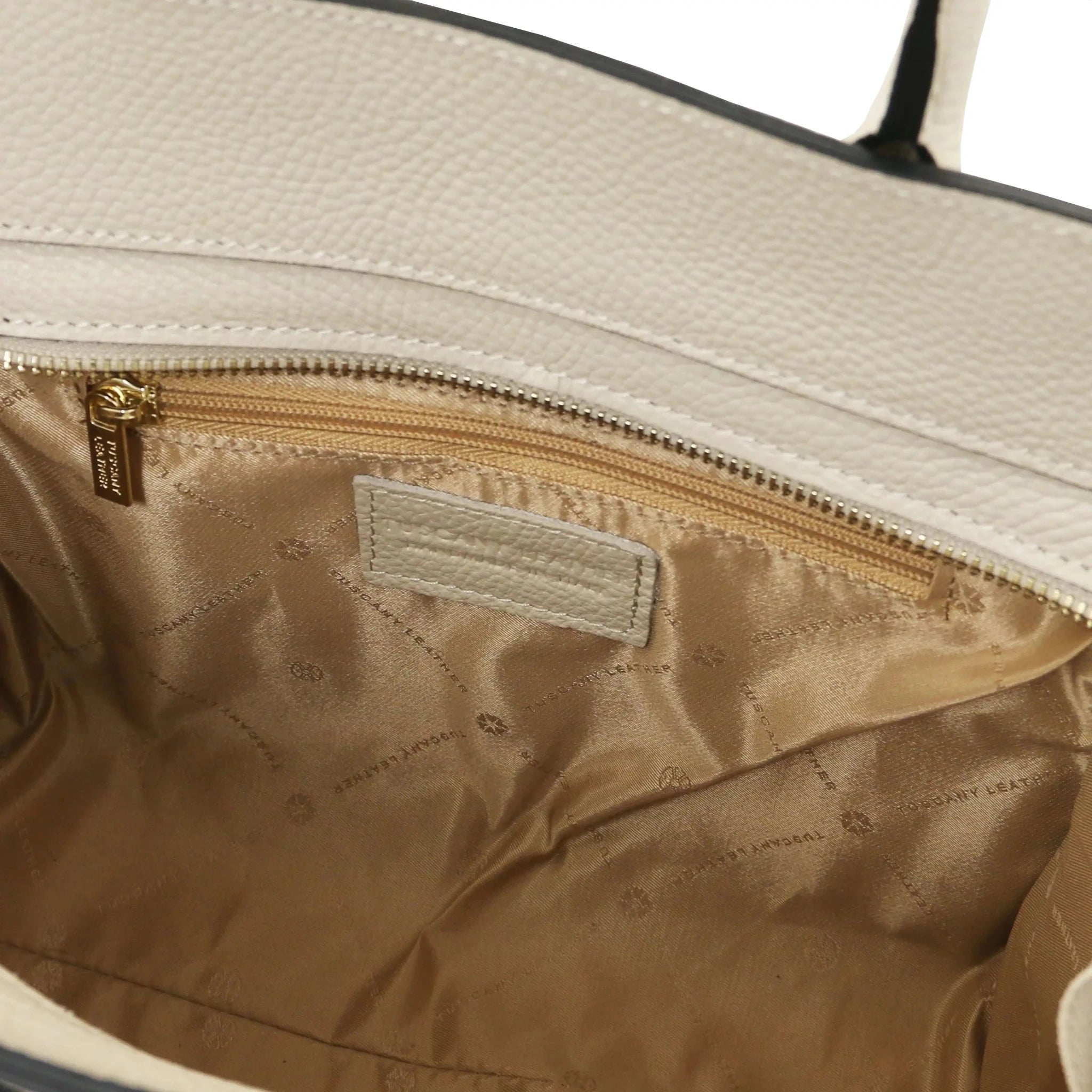 Origami Italian Pebbled Leather Tote