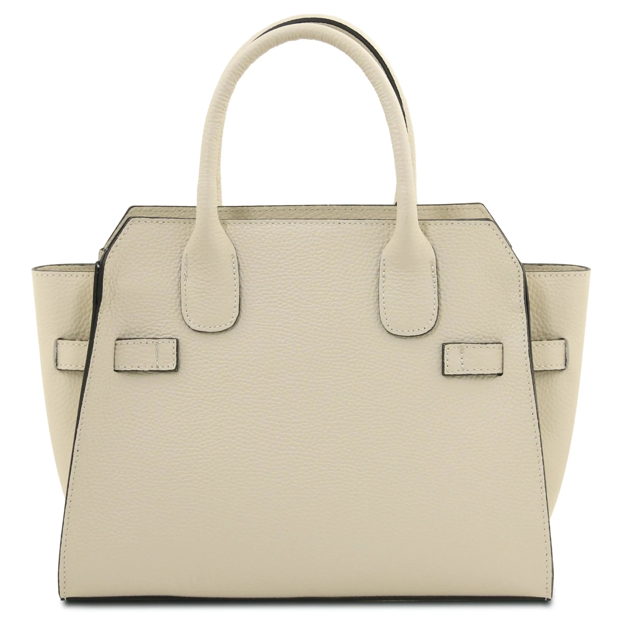 Origami Italian Pebbled Leather Tote