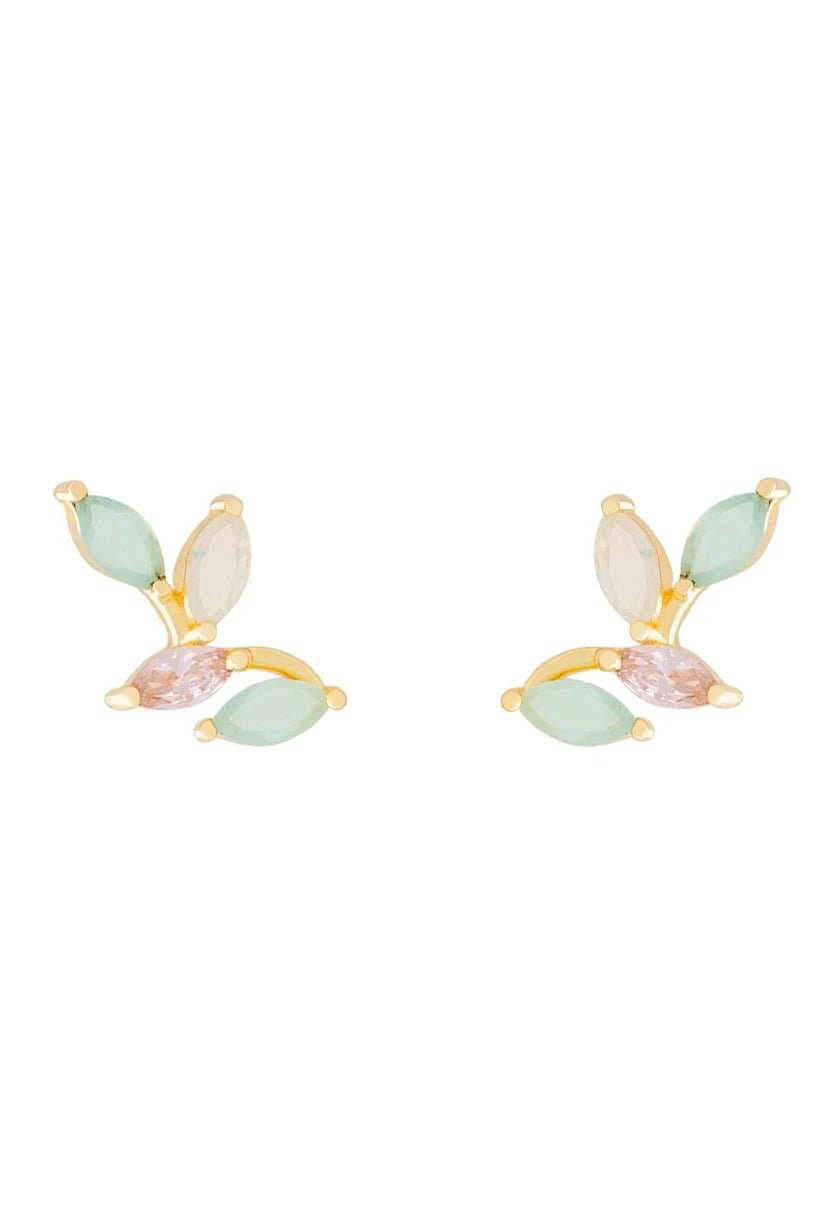 Padma Lotus Flower Spanish Climber Earrings - L'Atelier Global