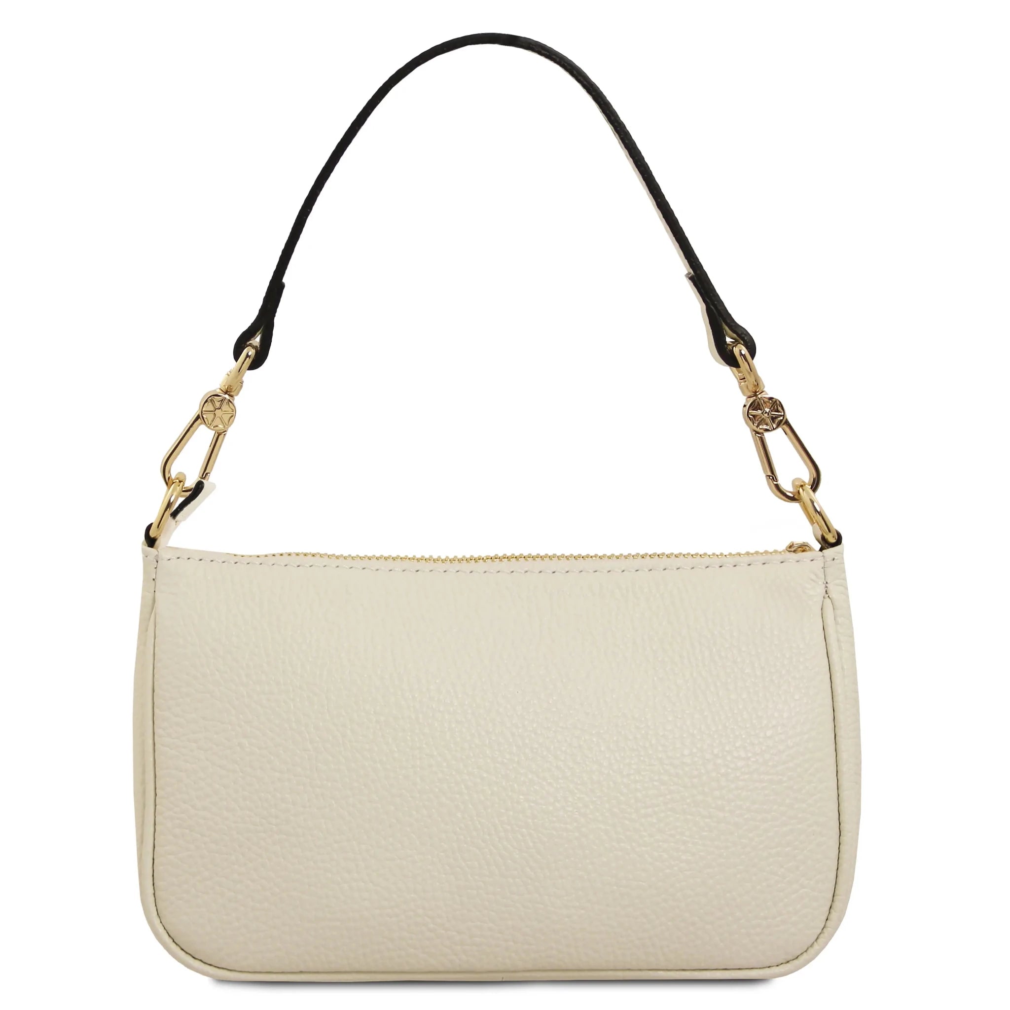 Parfait Italian Pebbled Leather Clutch